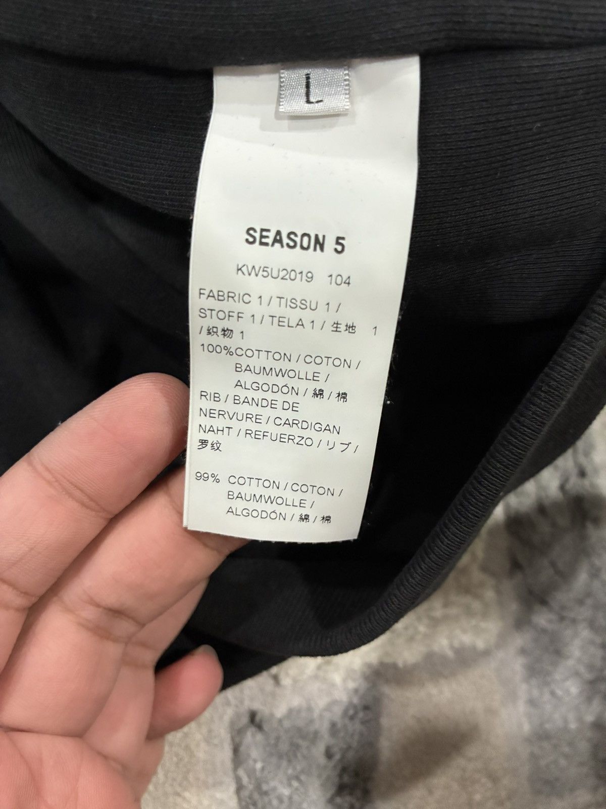 Yeezy Yeezy season 5 Double Layered Hoodie Size US L / EU 52-54 / 3 - 4 Thumbnail