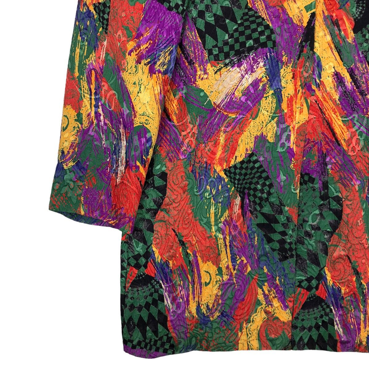 Japanese Brand VINTAGE COLOURFULL JACKET ART DESIGN TOPTOPOLO ISSEY MIYAKE Size US M / EU 48-50 / 2 - 7 Thumbnail