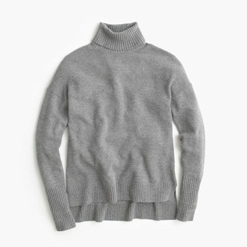 J.Crew J Crew Relaxed Wool Turtleneck Sweater Blue Womens S Size S / US 4 / IT 40 - 7 Thumbnail
