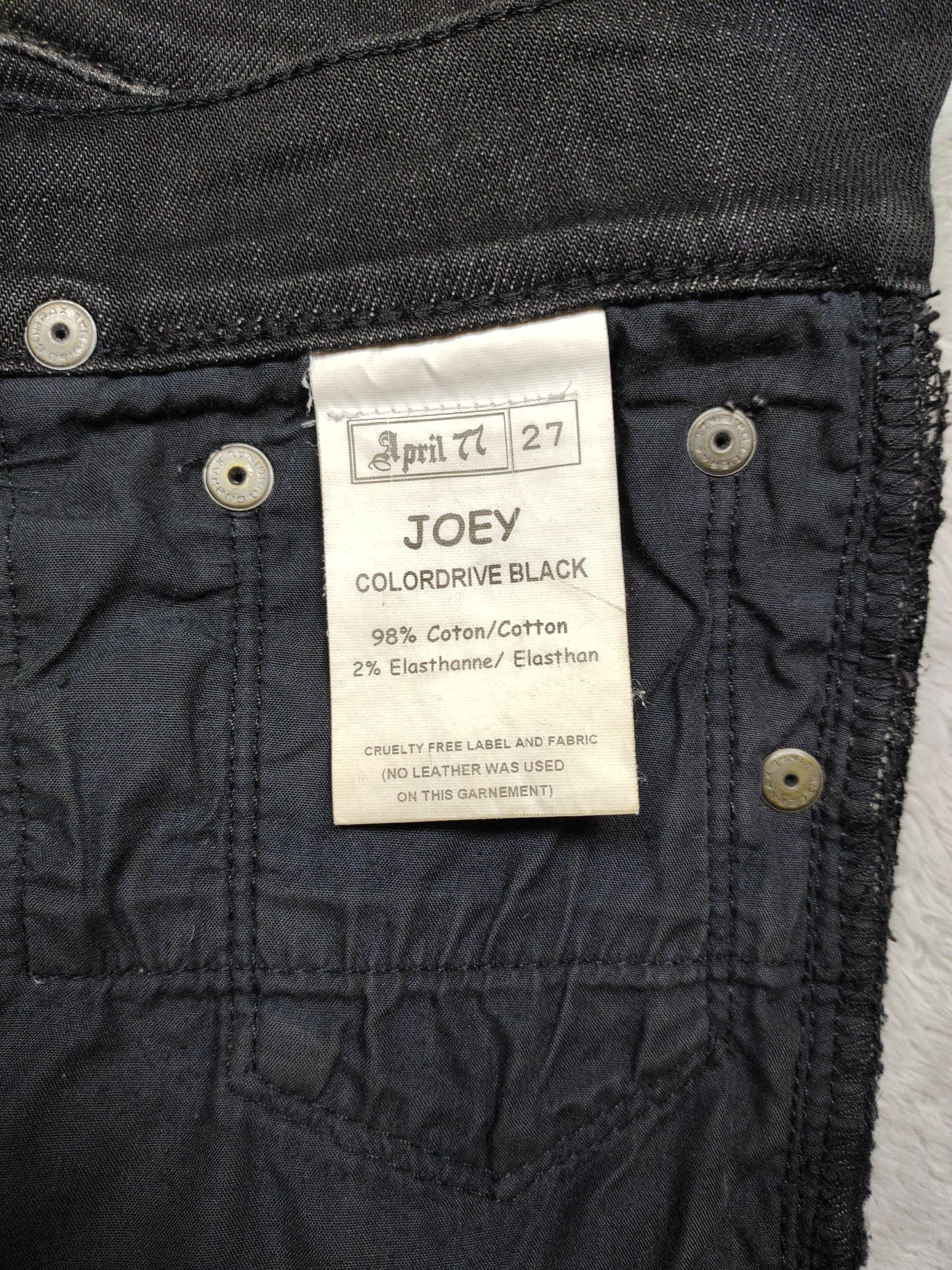 April 77 APRIL 77 RIPPED SKINNY BLACK JEANS Size 28" / US 6 / IT 42 - 10 Thumbnail