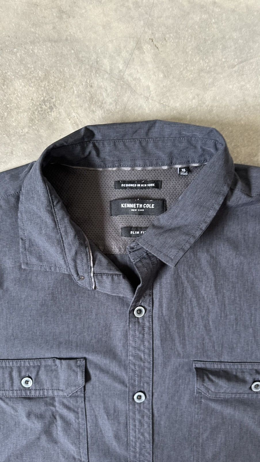 Kenneth Cole KENNETH COLE STRETCHABLE SHIRT Size US XL / EU 56 / 4 - 5 Thumbnail