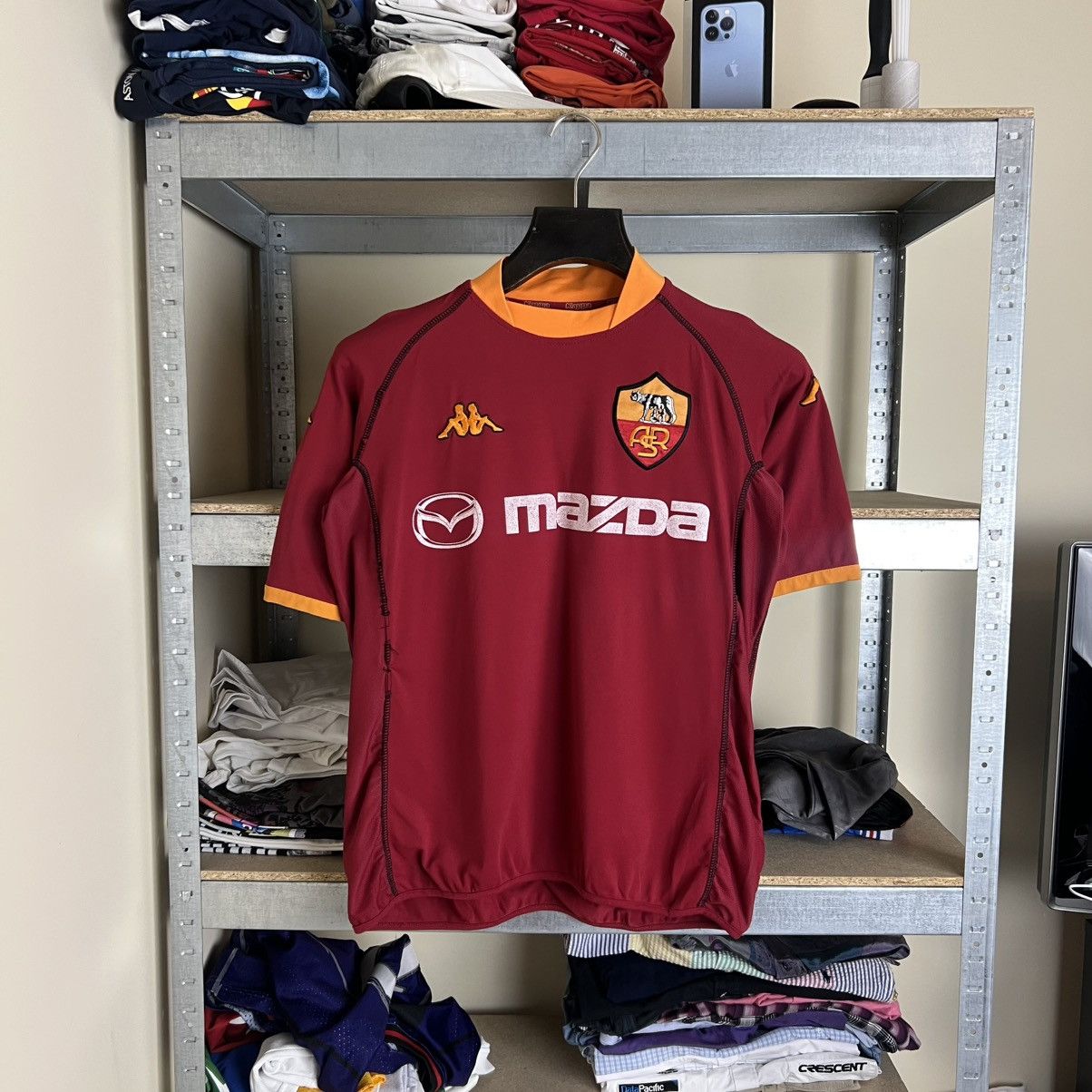 Kappa Rare! AS Roma Kappa Soccer Jersey Shirt Vintage 00s Size US L / EU 52-54 / 3 - 1 Thumbnail