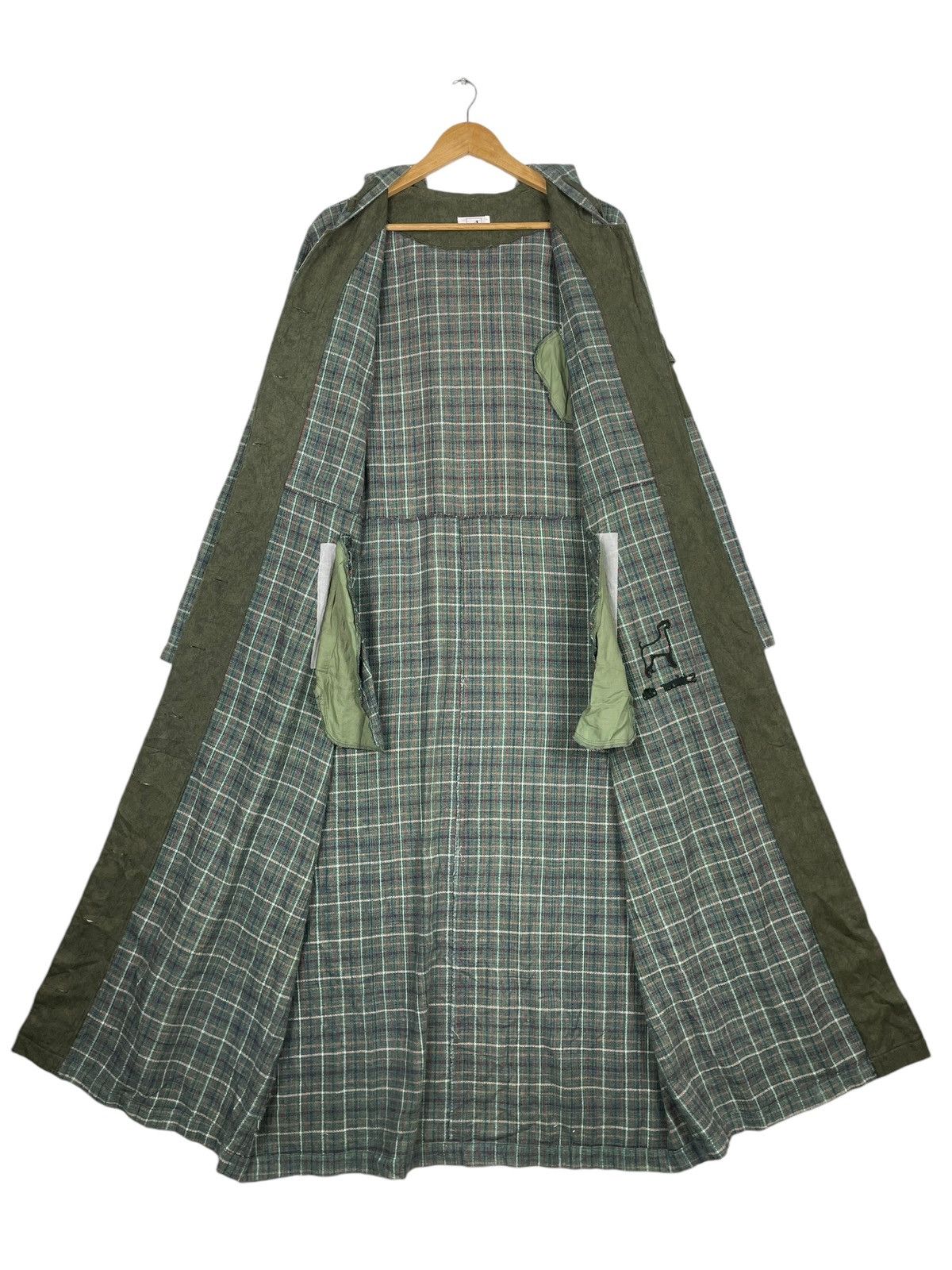 Japanese Brand × Vintage 💥ST FOUR CLUB TARTAN LONG JACKET Size US L / EU 52-54 / 3 - 13 Thumbnail