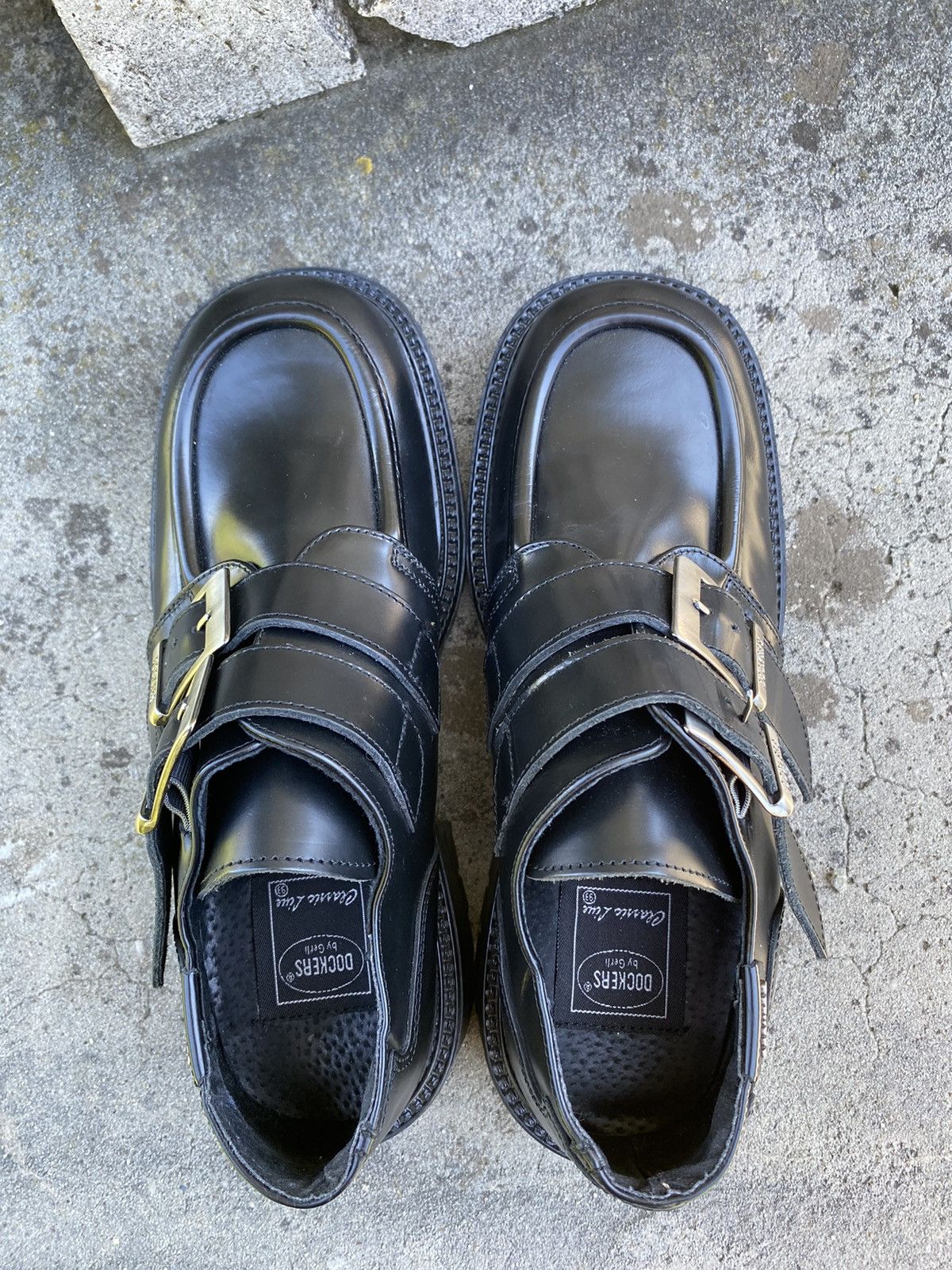 Dockers × Vintage Dockers vintage Chunky Leather Shoes Goth Avan Garde Size US 8 / EU 41 - 7 Thumbnail