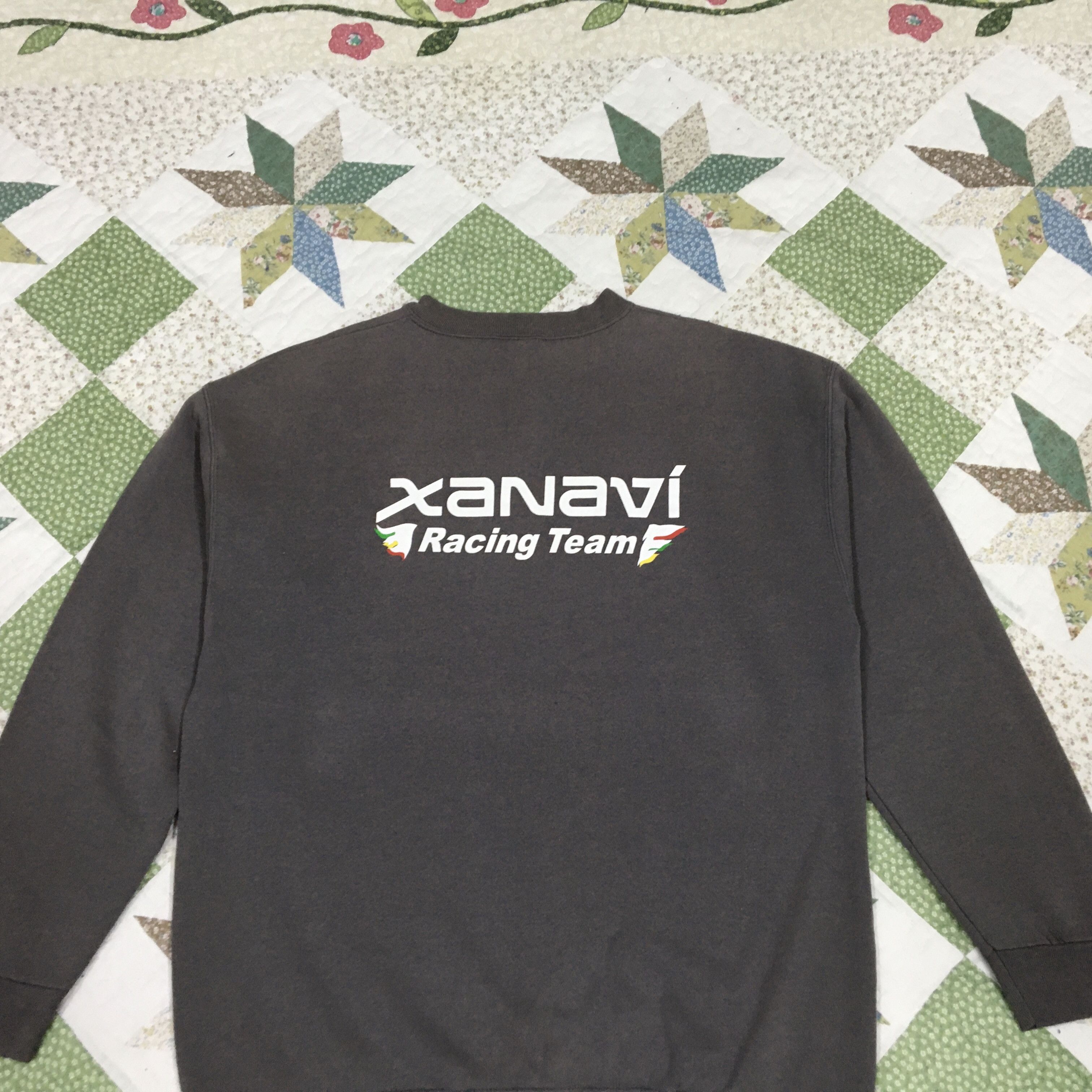 Sports Specialties × Tultex Vintage XANAVI RACING TEAM Crewneck Sweatshirt Size US L / EU 52-54 / 3 - 3 Thumbnail