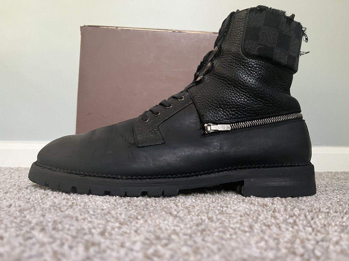 Louis Vuitton Louis Vuitton Black Combat Boots size 11.5 Size US 11.5 / EU 44-45 - 3 Thumbnail