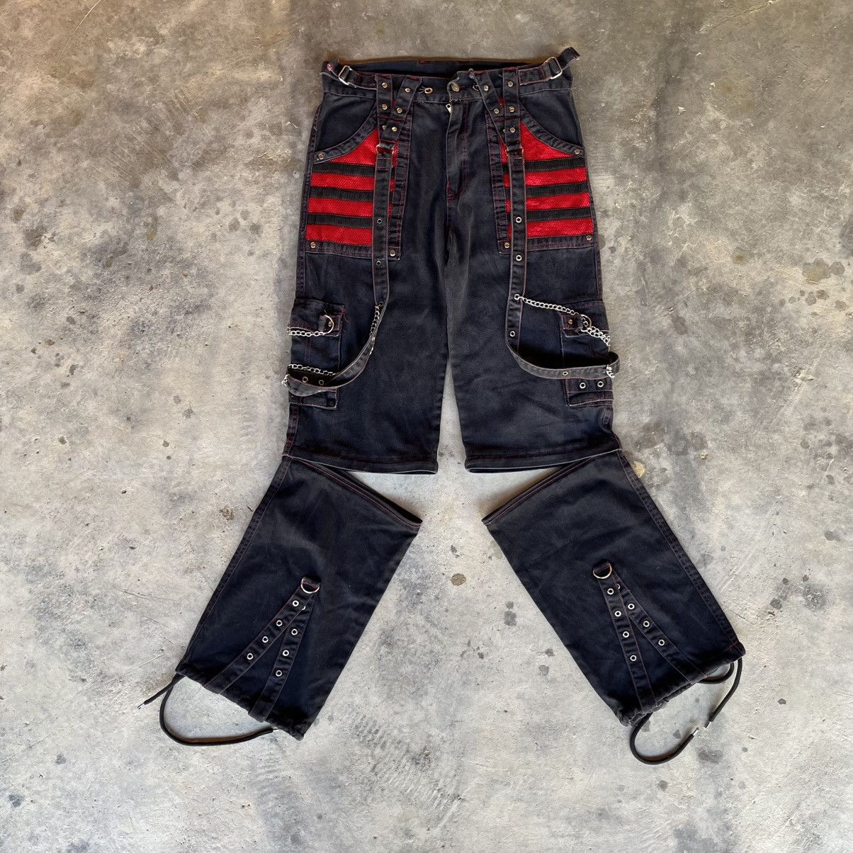 If Six Was Nine × Tripp NYC Darkrock Punk 2 way pants🤘 Size US 34 / EU 50 - 1 Thumbnail
