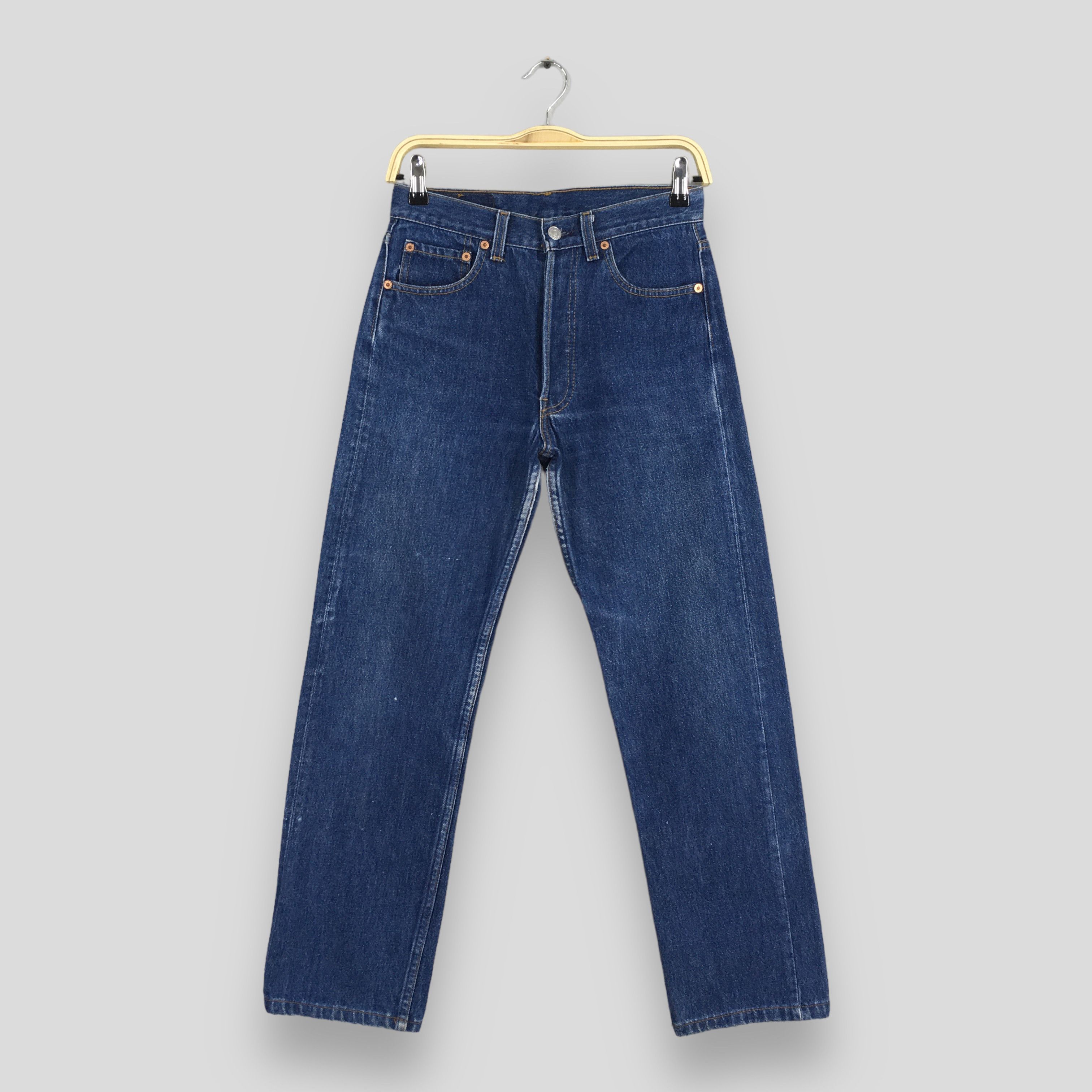 Size 27x26.5 Vintage 90s Levi's 501 Faded Blue Jeans
