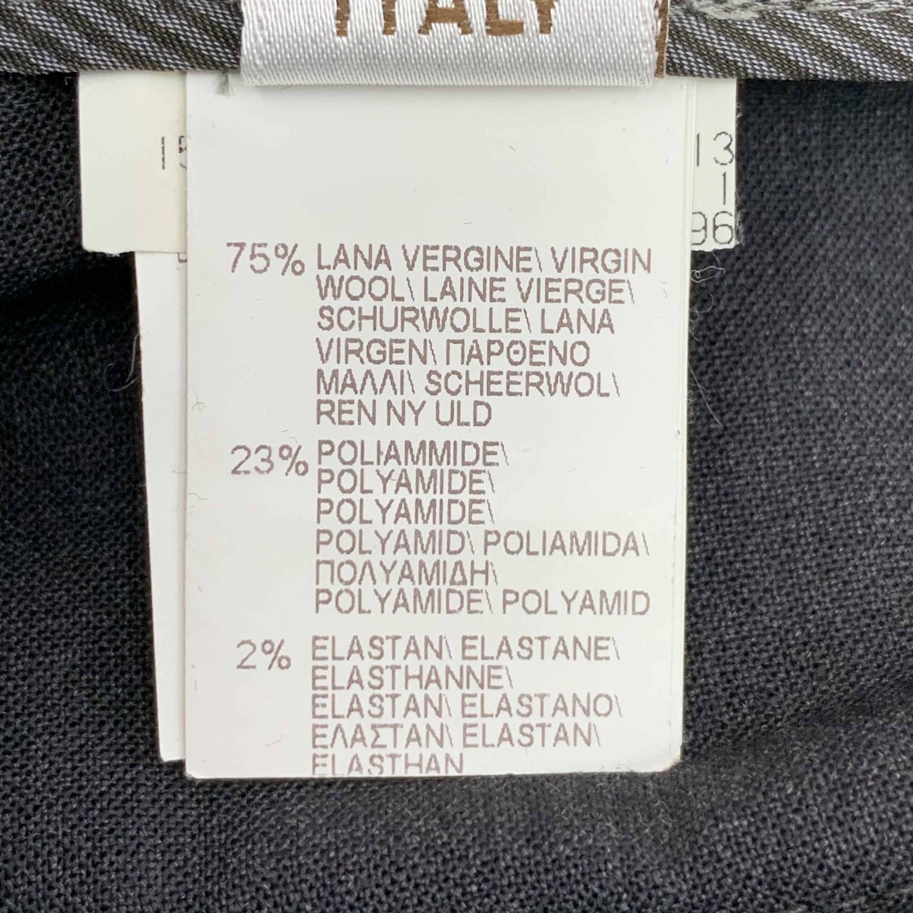 Brunello Cucinelli Brunello Cucinelli Black Wool Casual Trousers (Size M) Size 27" / US 4 / IT 40 - 4 Thumbnail