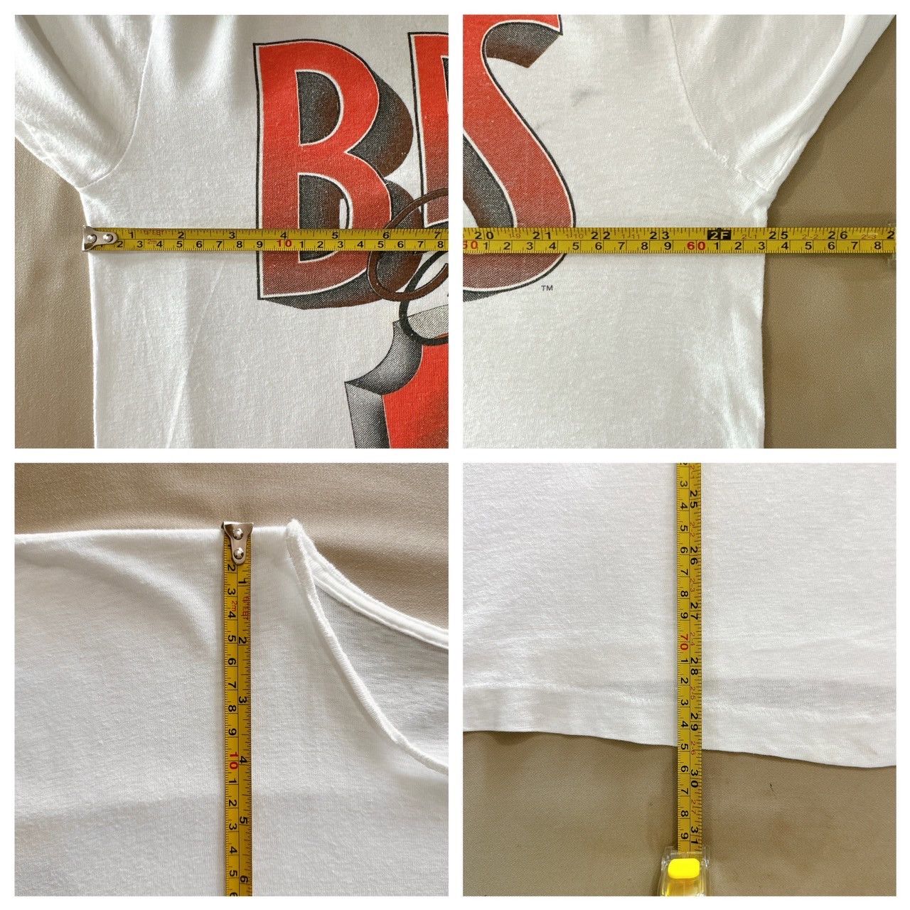 Vintage 90s Cleveland Brown NFL t-shirt/ XL Size US XL / EU 56 / 4 - 9 Thumbnail