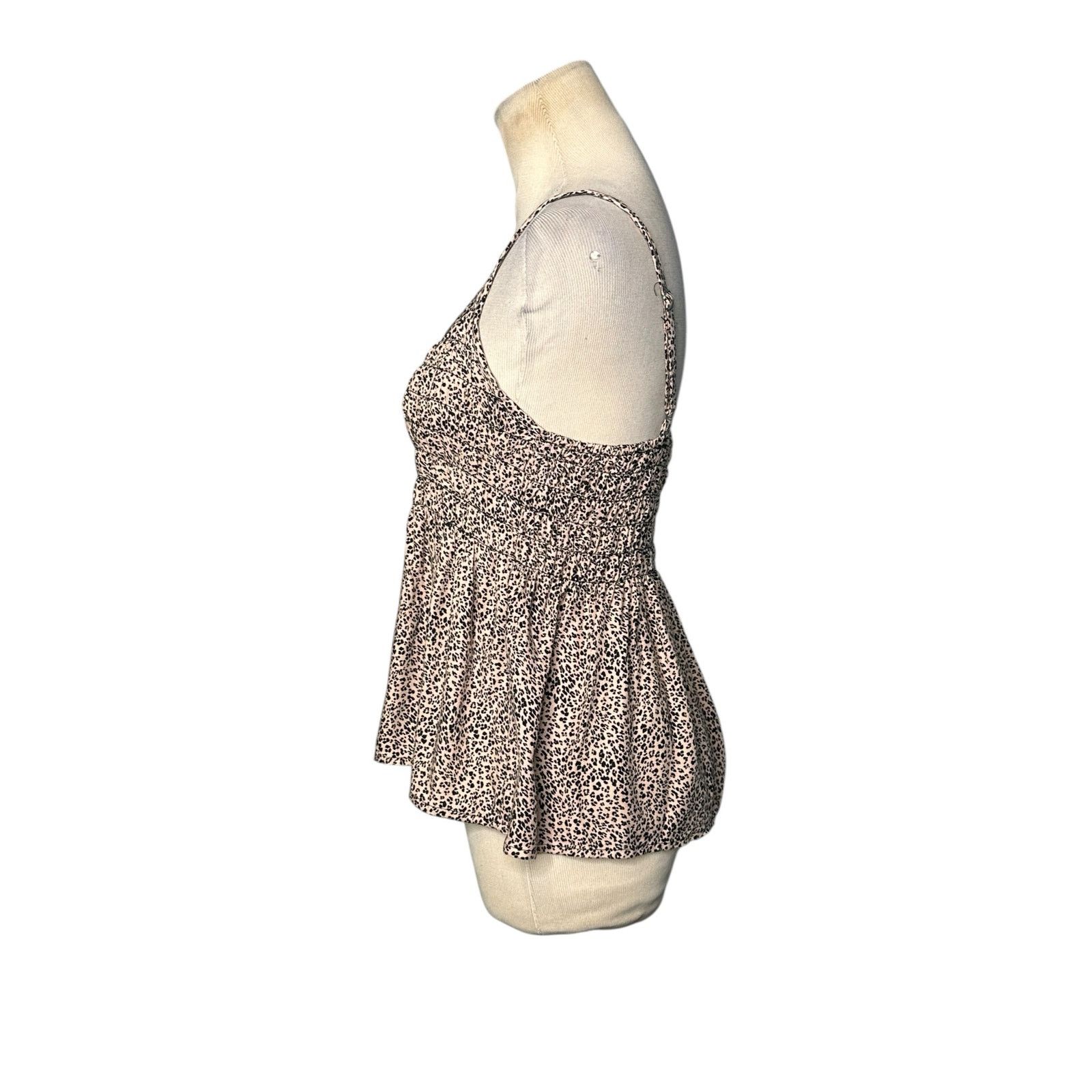 Urban Outfitters Urban Romantics animal print smocked cami top size Medium Size M / US 6-8 / IT 42-44 - 11 Thumbnail
