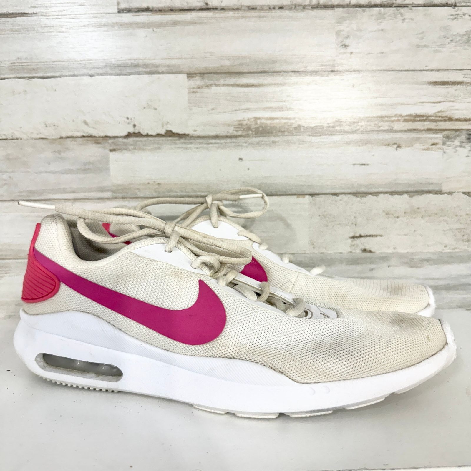 Nike NIKE Air Max Oketo AQ2231-103 White Running Shoes Size 9.5 Size US 9.5 / IT 39.5 - 3 Thumbnail