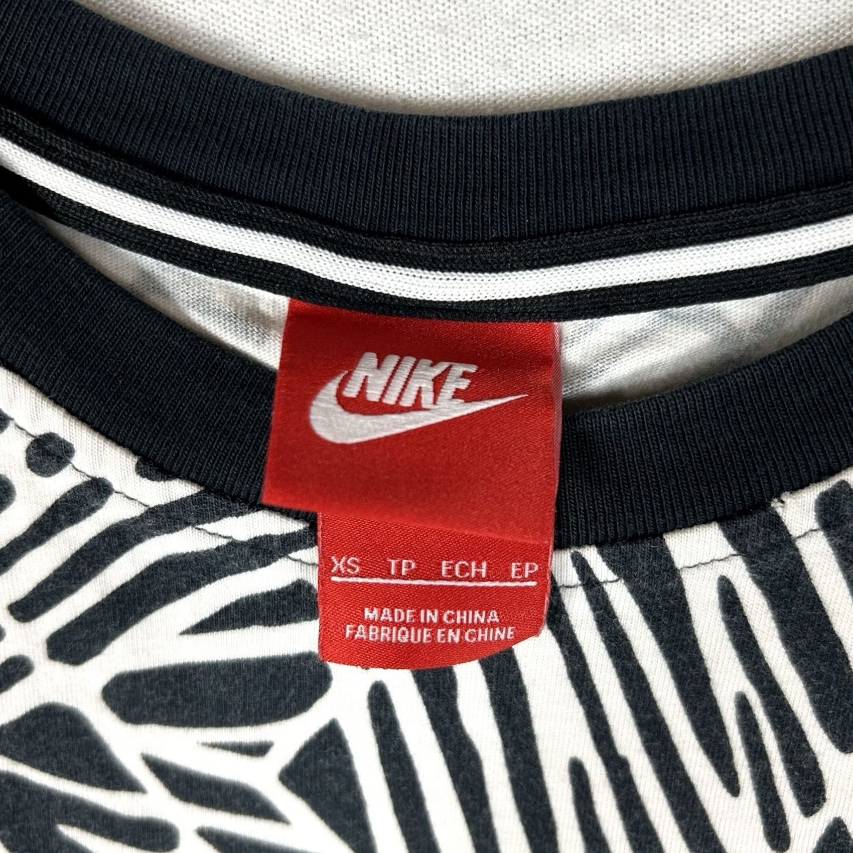 Nike Nike Sleeveless Tank Top Shirt Womens XS Black White Abstract Casual Top Cotton Size S / US 4 / IT 40 - 3 Thumbnail