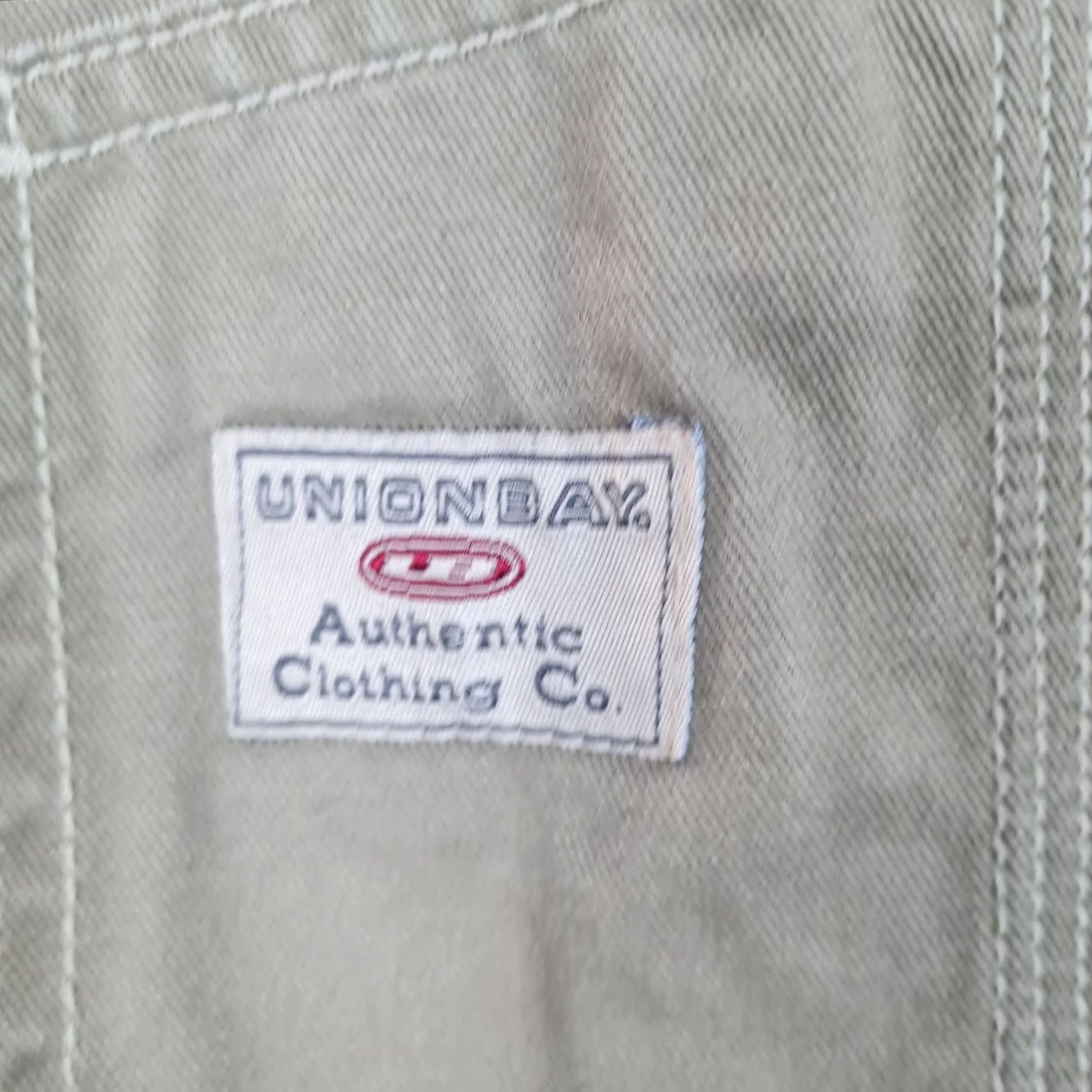 Vintage VINTAGE Unionbay Overalls Womens Large Beige Baggy Canvas Utility Workwear 36x28 Size 36" / US 14 / IT 50 - 4 Thumbnail