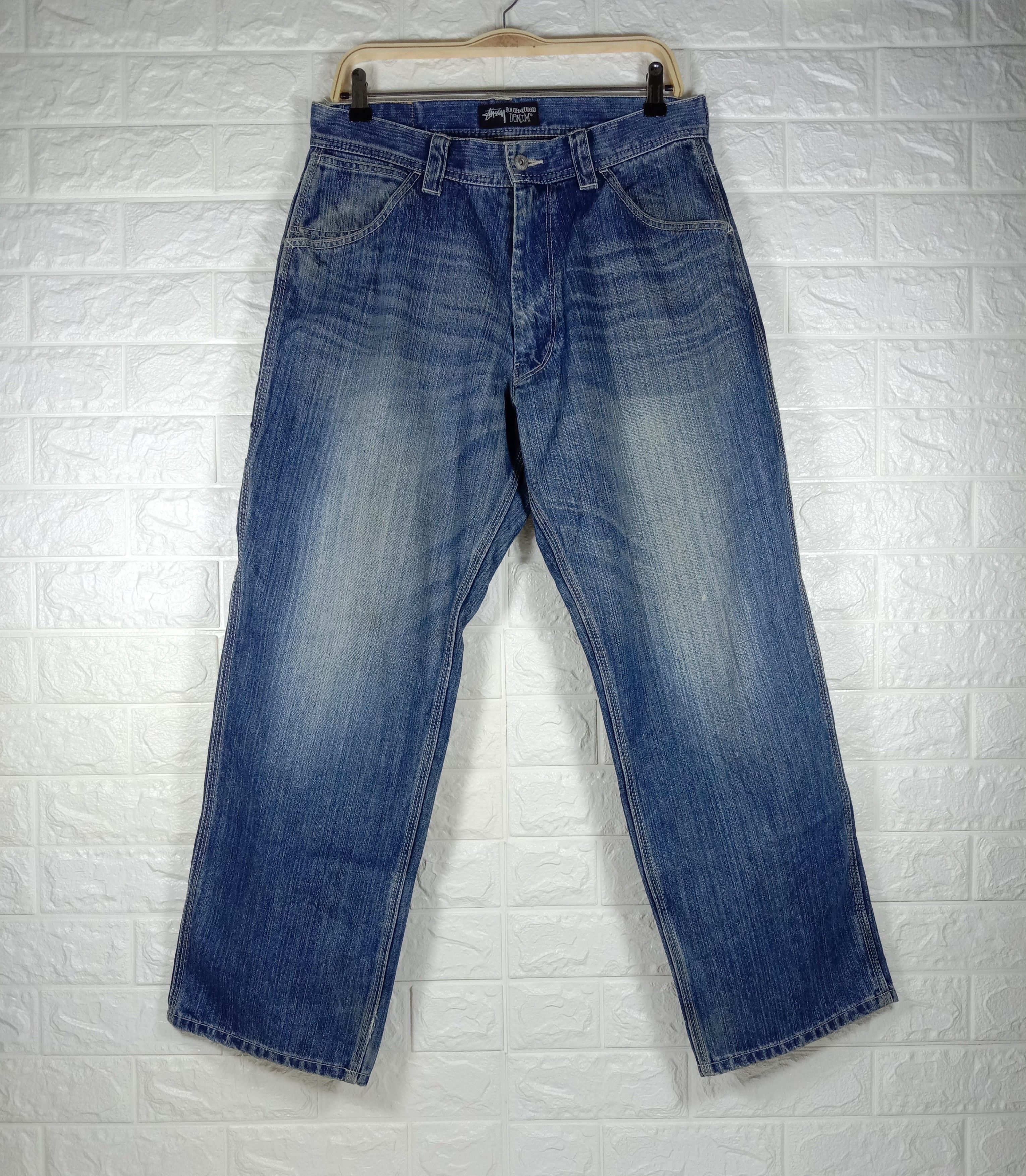 Stussy Vintage Stussy Rough & Rugged Carpenter Baggy Jeans Size US 32 / EU 48 - 5 Thumbnail