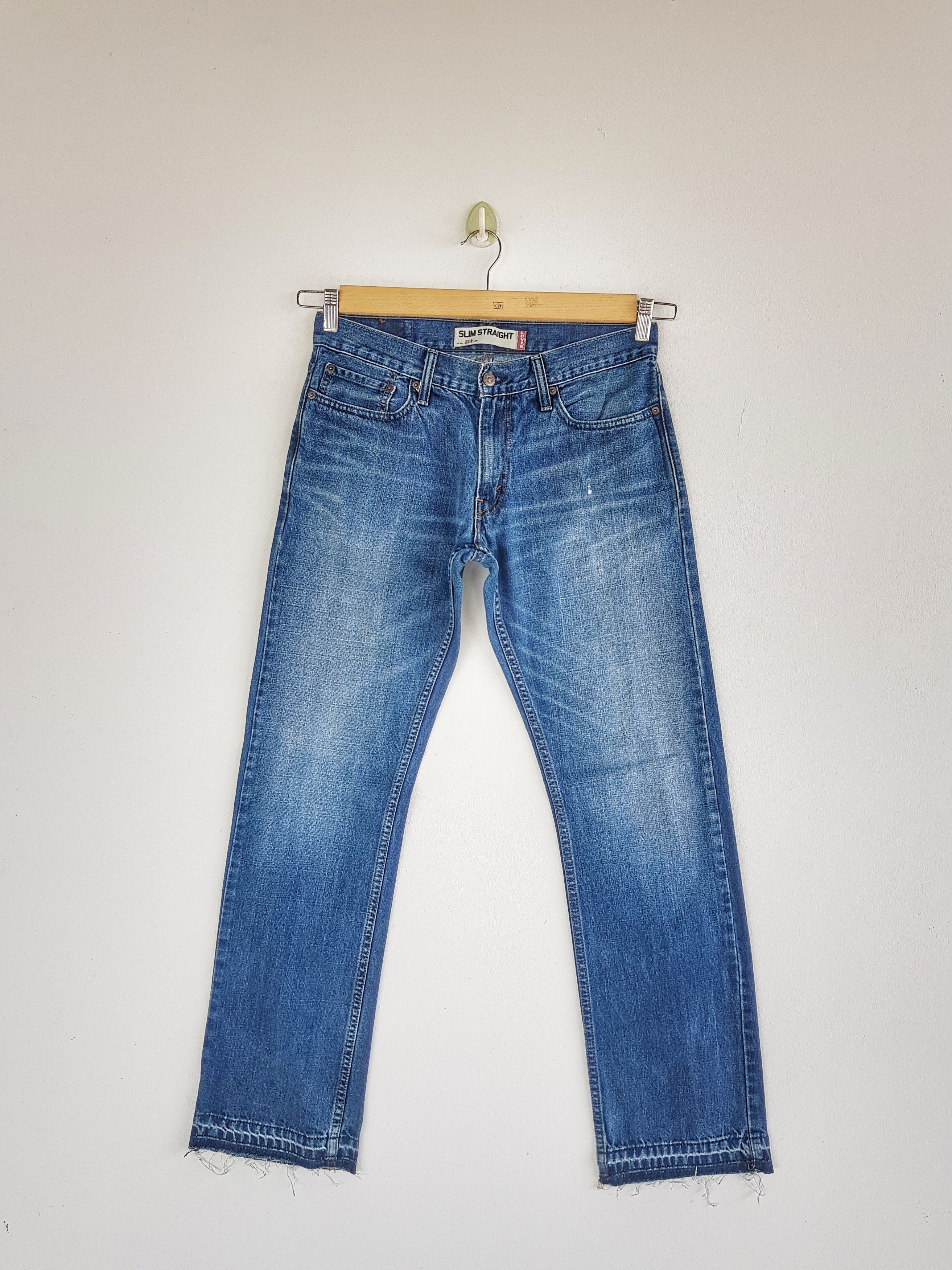 Levi's Vintage Levis 514 Released Hem Jeans Levi's Faded Denim Size US 30 / EU 46 - 1 Thumbnail