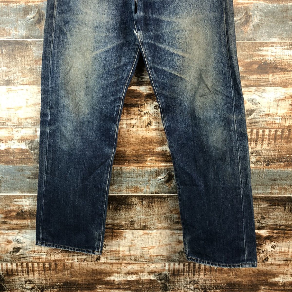 Levi's DL Levis 503 Blue Distressed Denim Pants #C179 Size US 29 - 6 Thumbnail