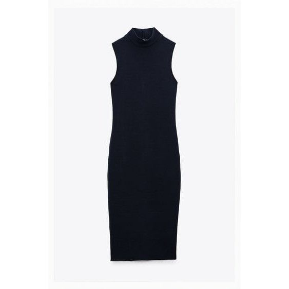 Zara ZARA TULLE KNIT DRESS WITH SEQUINS | Grailed