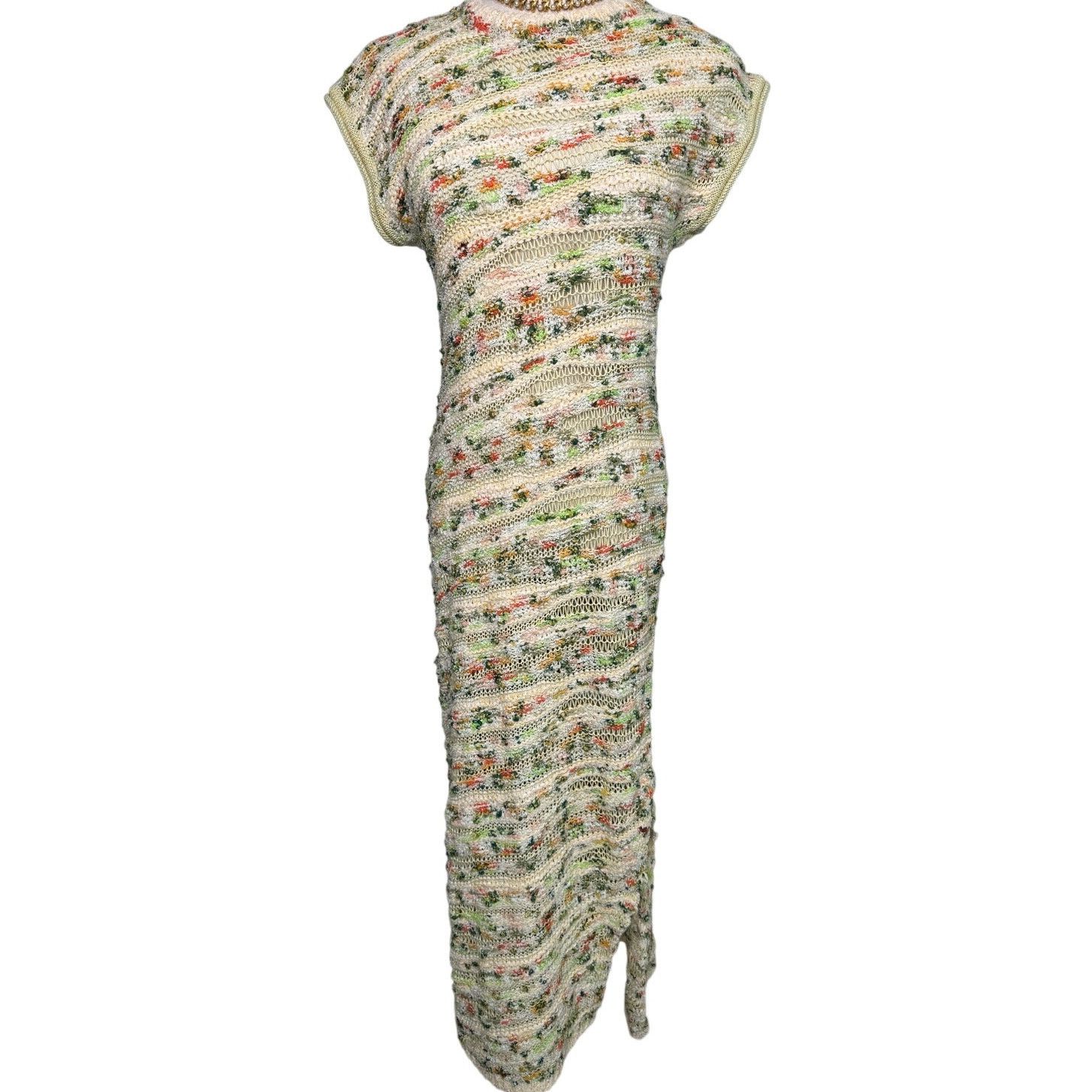 Ulla Johnson Ulla Johnson Dune Dress Confetti knit midi yellow size M Size M / US 6-8 / IT 42-44 - 8 Thumbnail