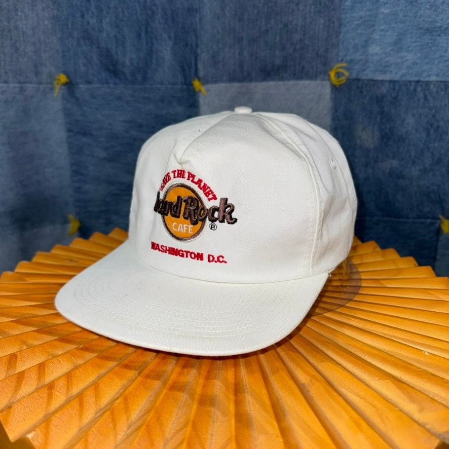Hard Rock Cafe OSFA- Vintage Y2K Hard Rock Cafe Washington DC embroider hat Size ONE SIZE - 2 Thumbnail