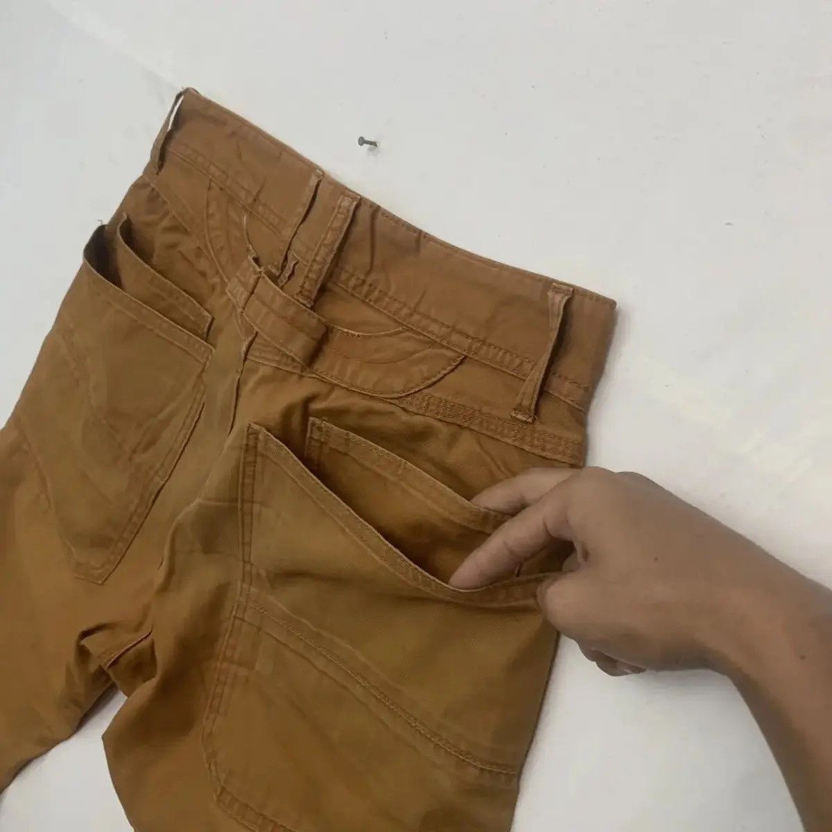 Huntington STEALS💥 Japanese Utility Multi Big Pocket Gardener Trousers Size US 31 - 18 Thumbnail