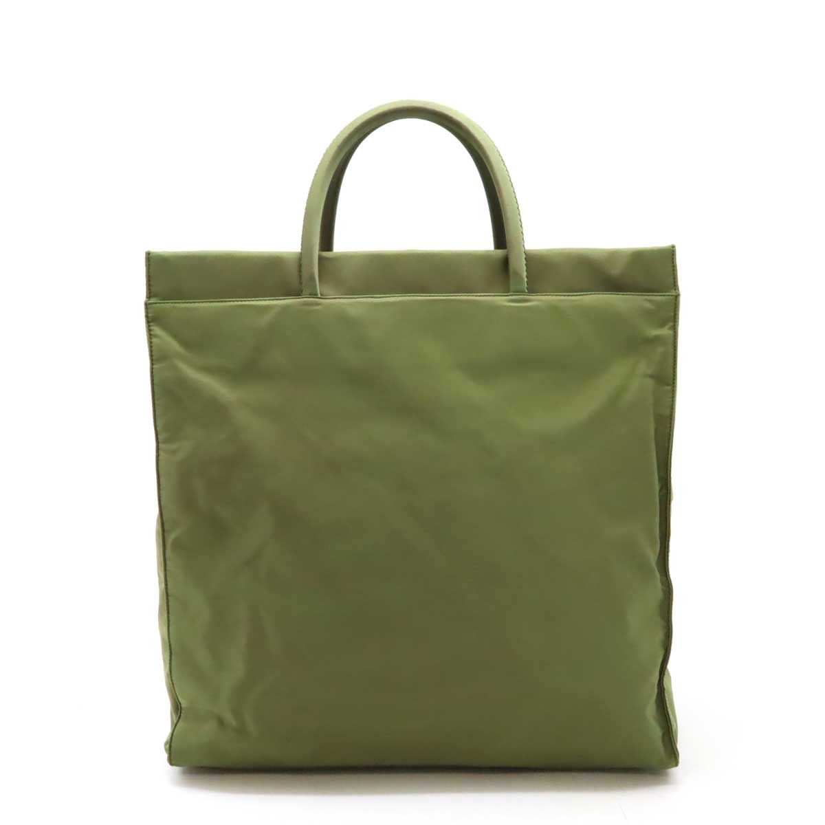 Prada Prada Nylon Large Tote Handbag Moss Green Others Tote Bag, Women's