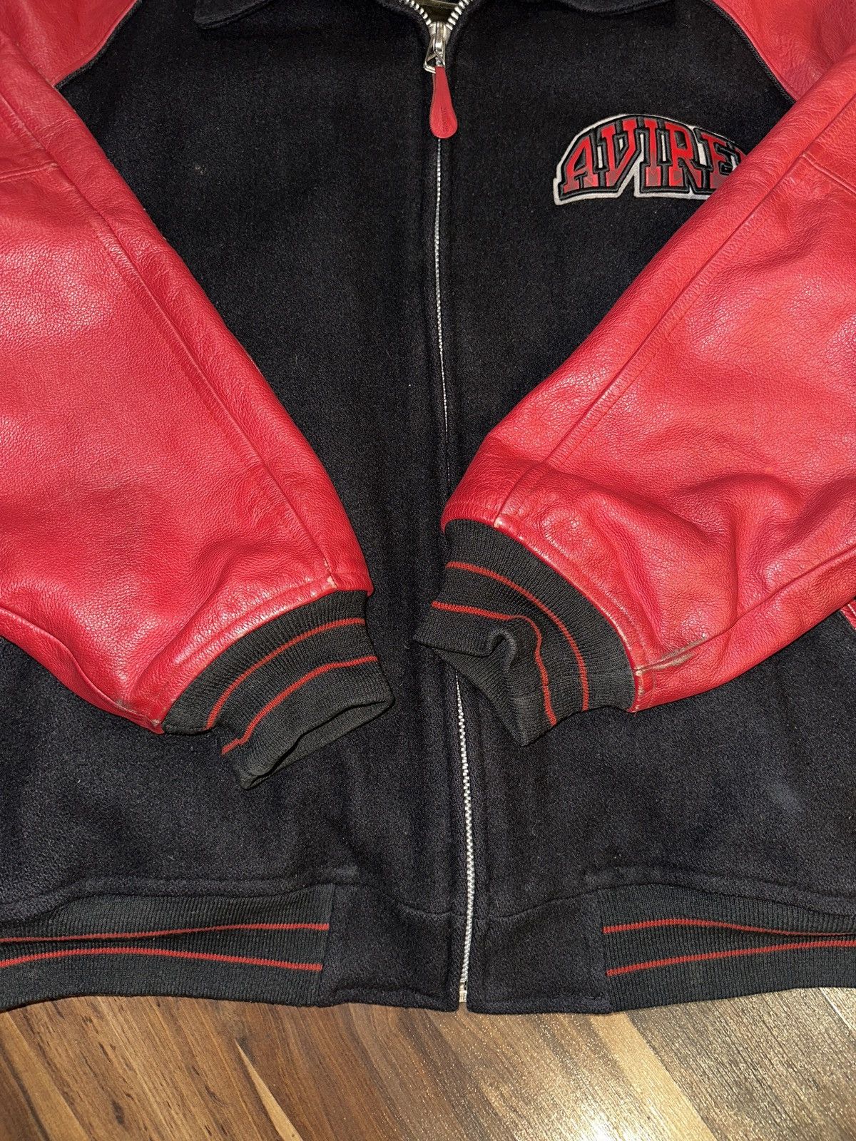 Avirex AVIREX STALLION LEATHER VARSITY JACKET PLAYBOI CARTI SZ 5XL Size US XXL / EU 58 / 5 - 10 Thumbnail