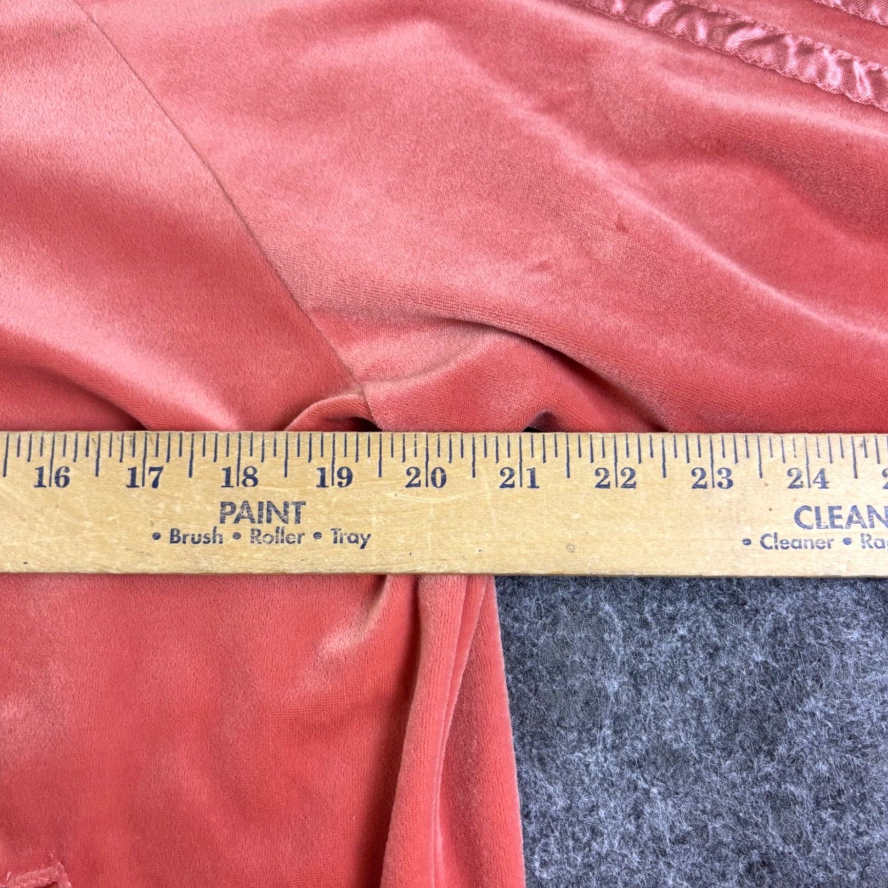 Vintage VINTAGE Jenny Hoodie Full Zip Velour Embroidered Beaded Raglan Sleeve Womens L Orange 90s Y2K Casual Activewear Trench? Size L / US 10 / IT 46 - 4 Thumbnail