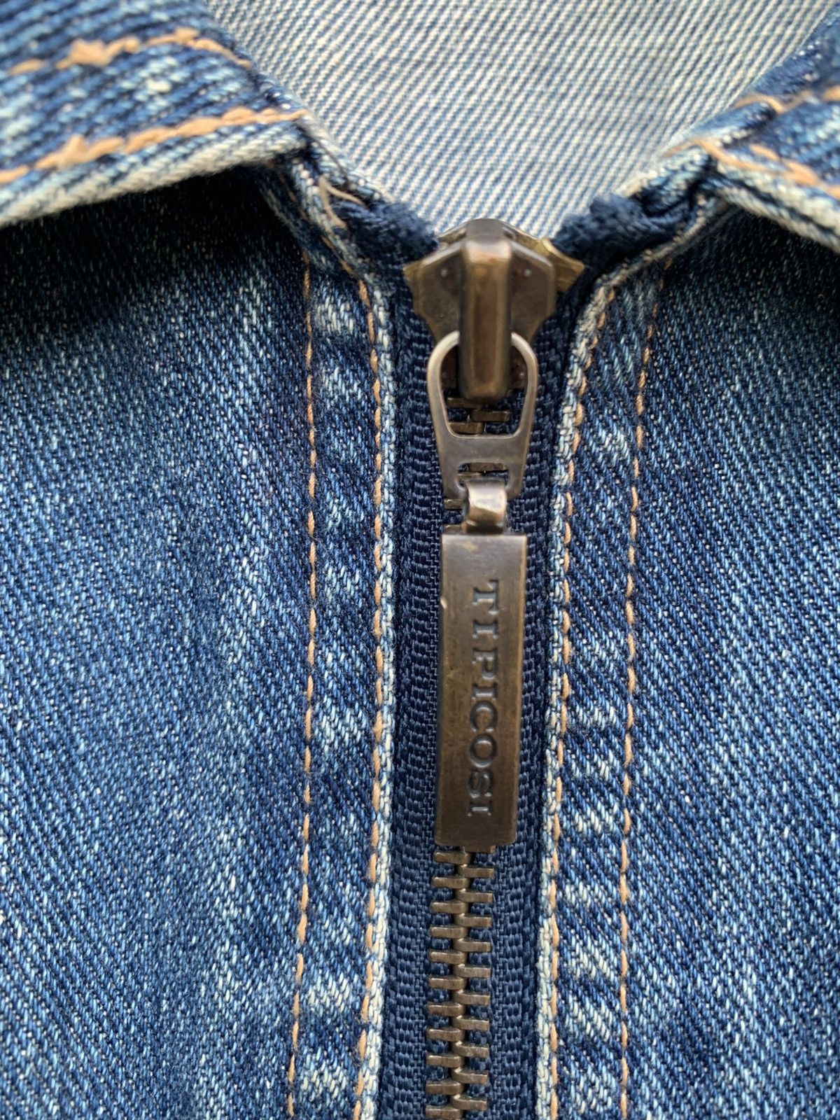 Japanese Brand × Vintage Vintage Japanese Brand Tipicosi Jeans Denim Jacket Size US L / EU 52-54 / 3 - 17 Thumbnail
