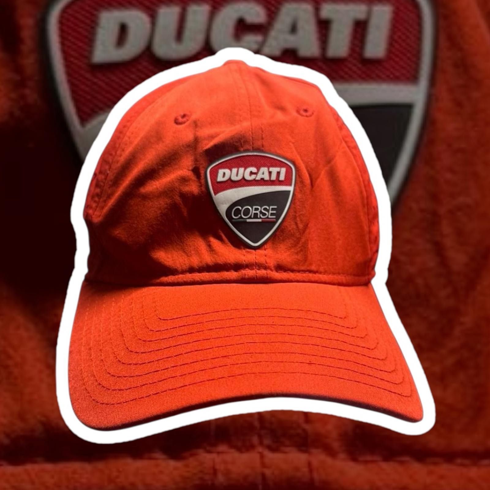 Ducati Ducati Corse Red Baseball Cap Size ONE SIZE - 1 Thumbnail