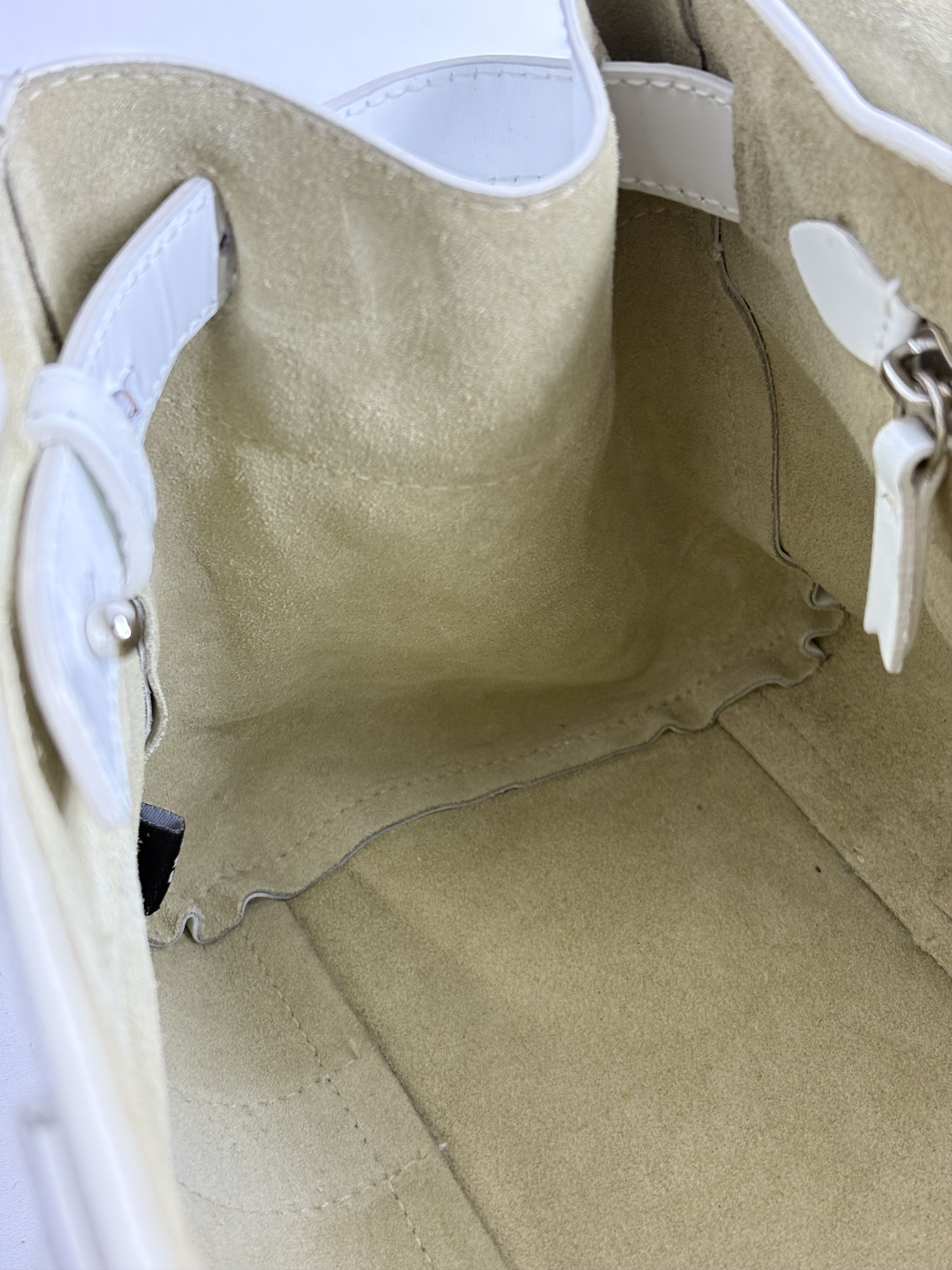 Mulberry Mulberry Bayswater White Leather Bag Size ONE SIZE - 18 Thumbnail