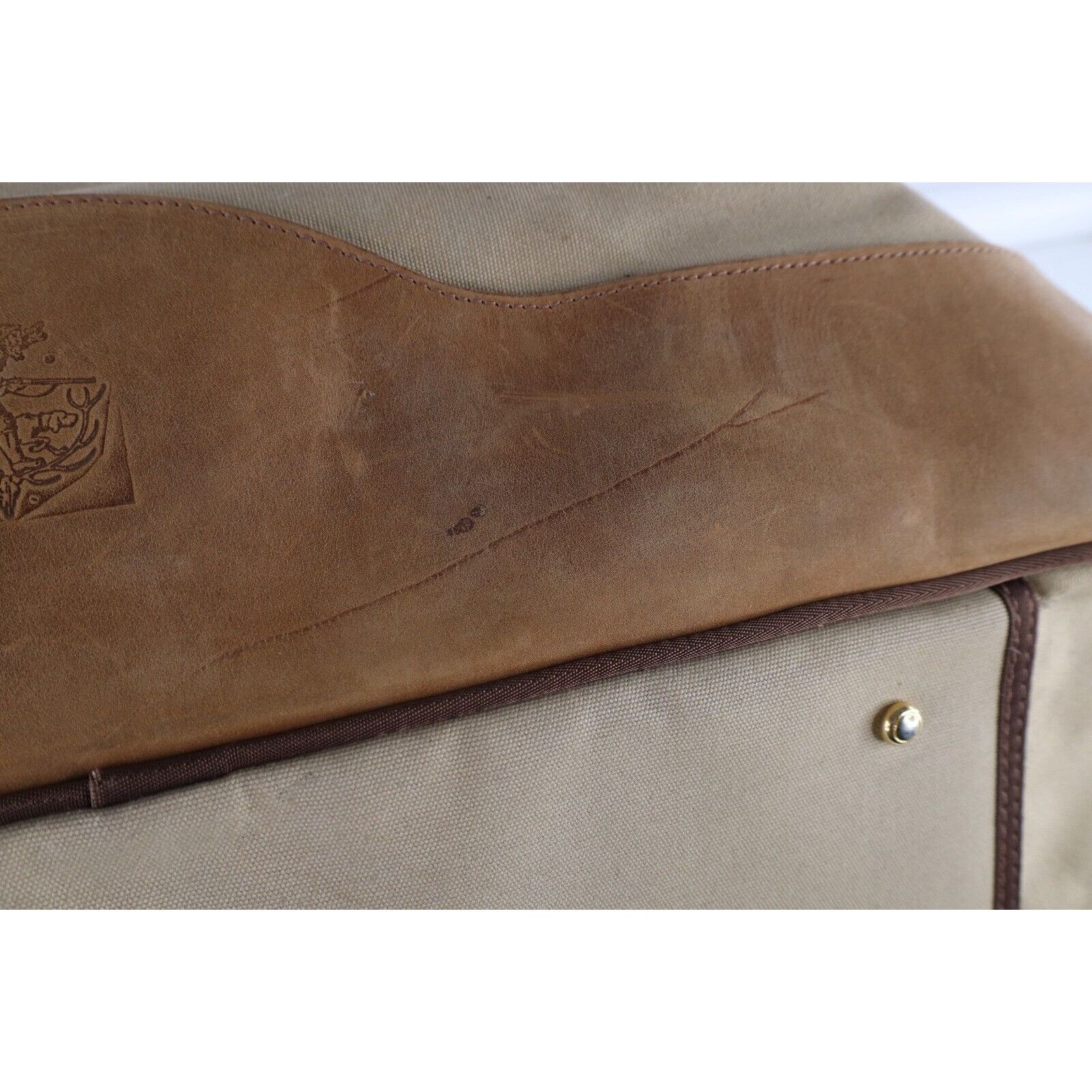 Orvis Deadstock Vintage Orvis Gokey Canvas Leather Duffel Bag Size ONE SIZE - 13 Thumbnail