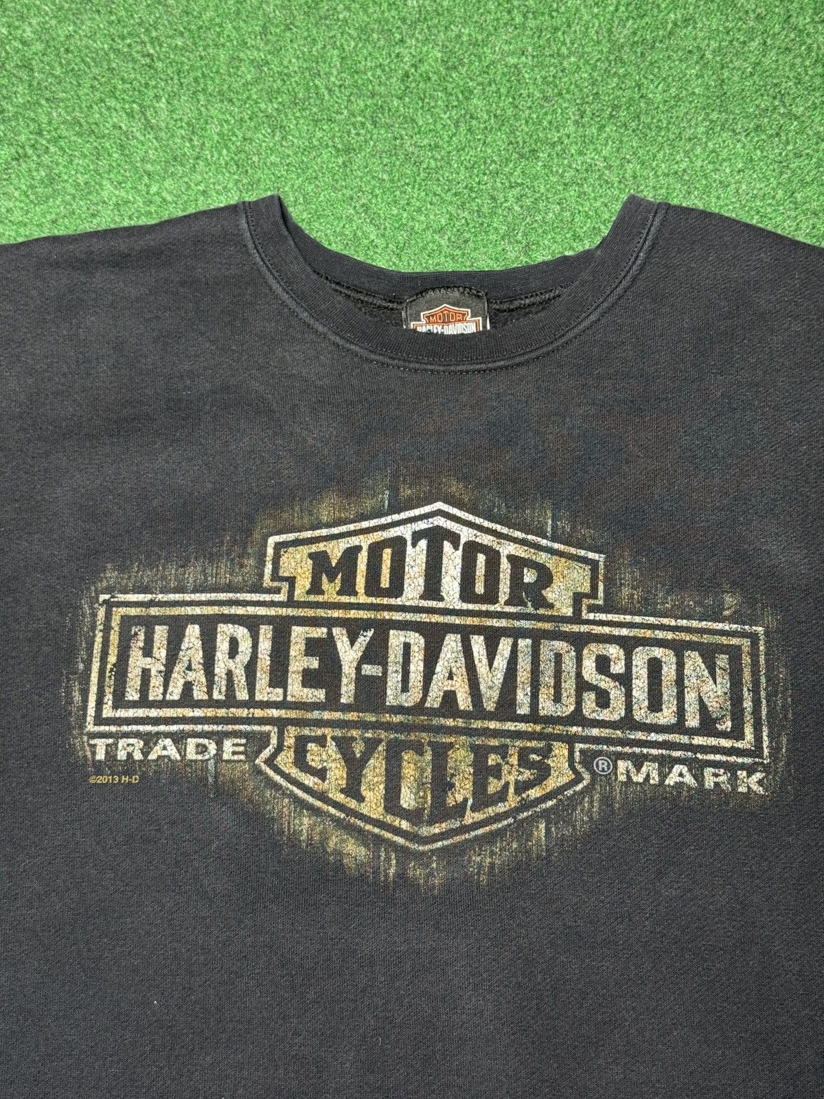 Harley Davidson Y2K Harley Davidson Emblem XL Motorcycle Biker Sweatshirt Size US XL / EU 56 / 4 - 2 Thumbnail