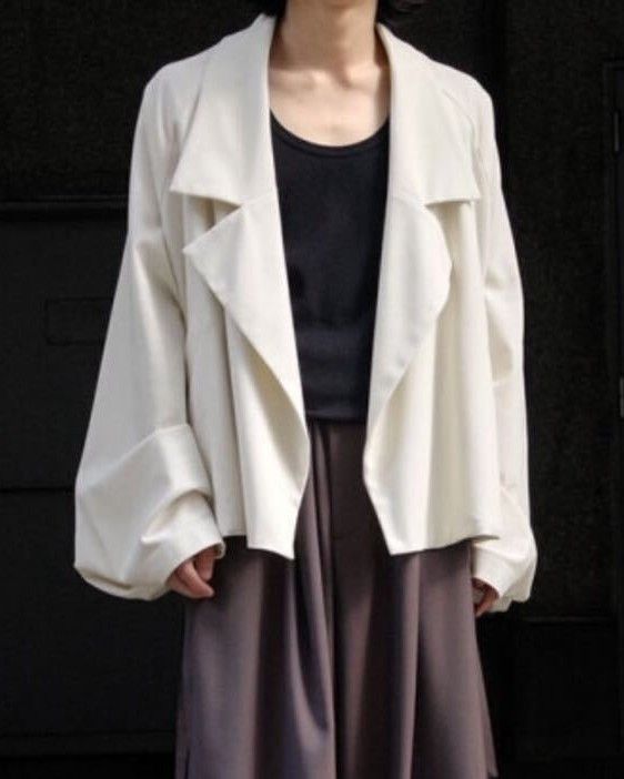 my beautiful landlet my beautiful landlet Twill Wrinkle Wide Jacket Size US L / EU 52-54 / 3 - 6 Thumbnail