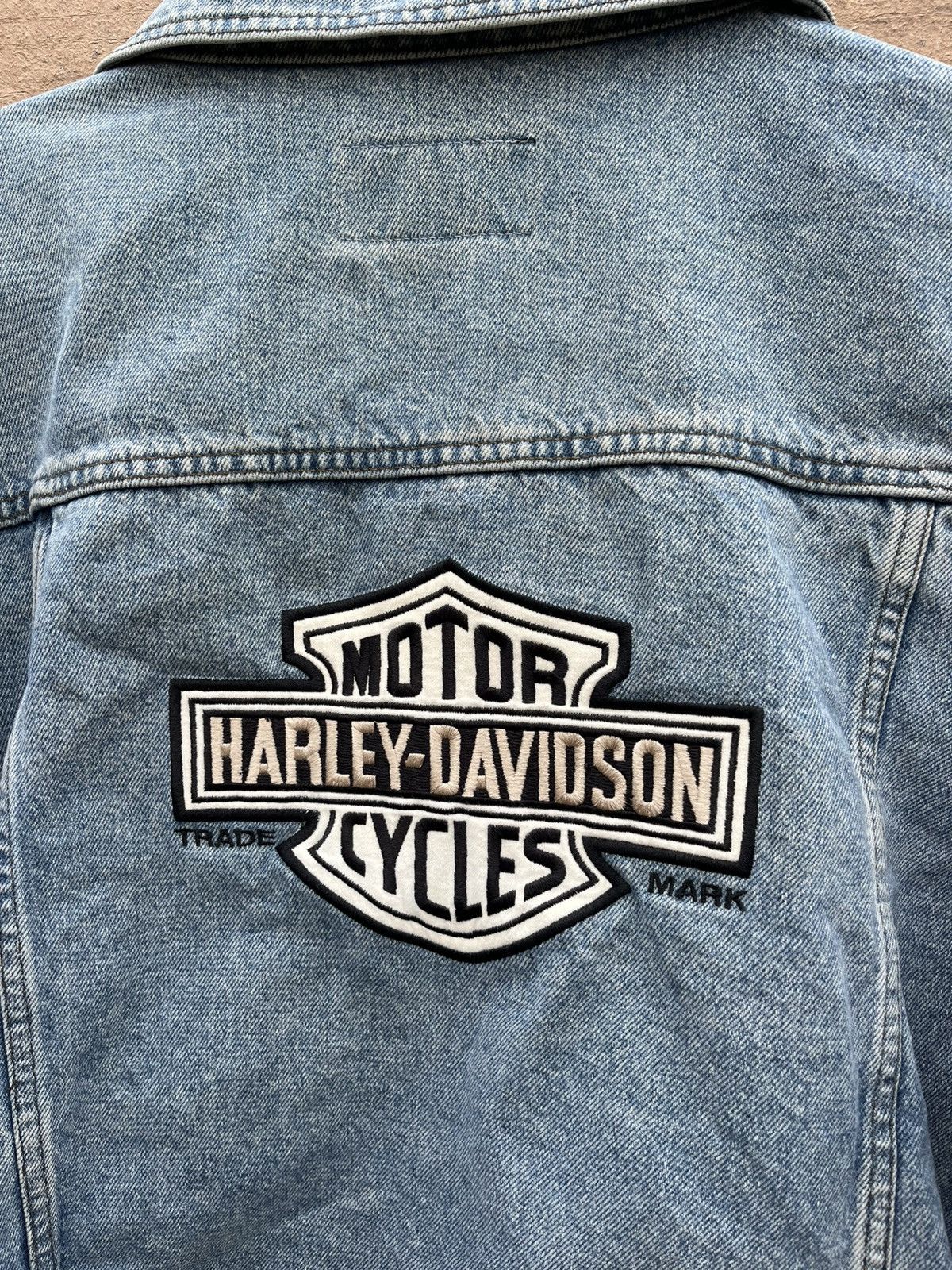 Harley Davidson Harley Davidson Jean Jacket Size US L / EU 52-54 / 3 - 10 Thumbnail