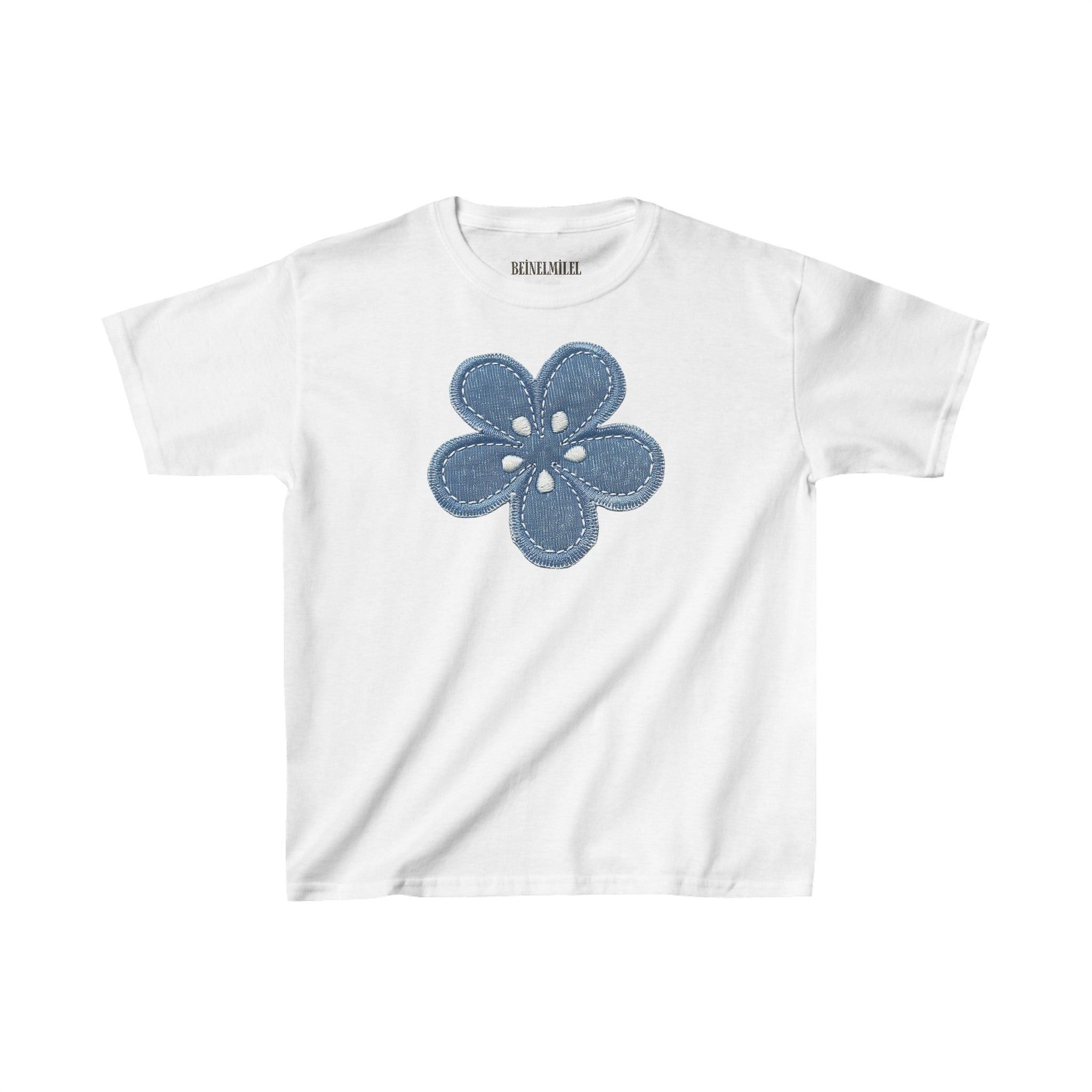 Designer Denim Flower - Baby Tee Size M / US 6-8 / IT 42-44 - 2 Thumbnail