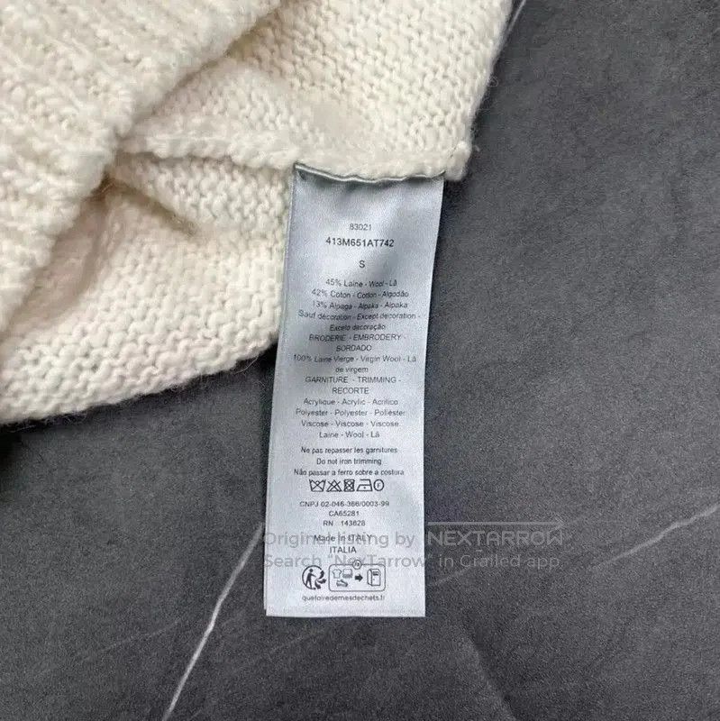 Other Dior Men's Cream Pullover Sweater . Size US S / EU 44-46 / 1 - 8 Thumbnail