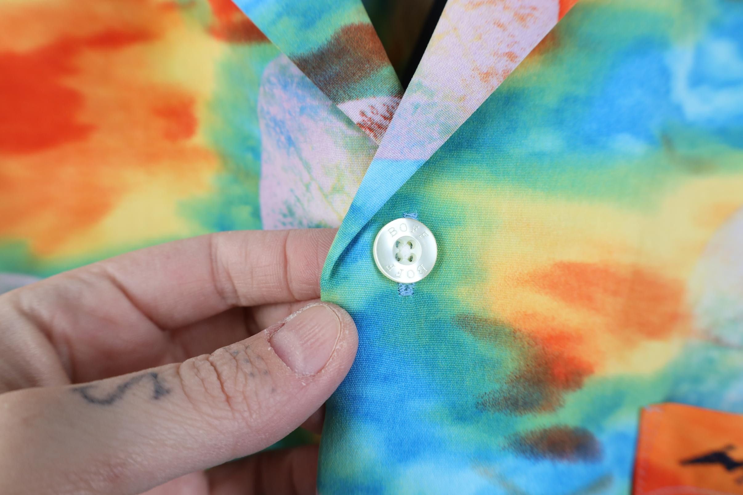 Vintage Deadstock Vintage 90s Y2K Streetwear Collar Button Shirt Size US L / EU 52-54 / 3 - 9 Thumbnail