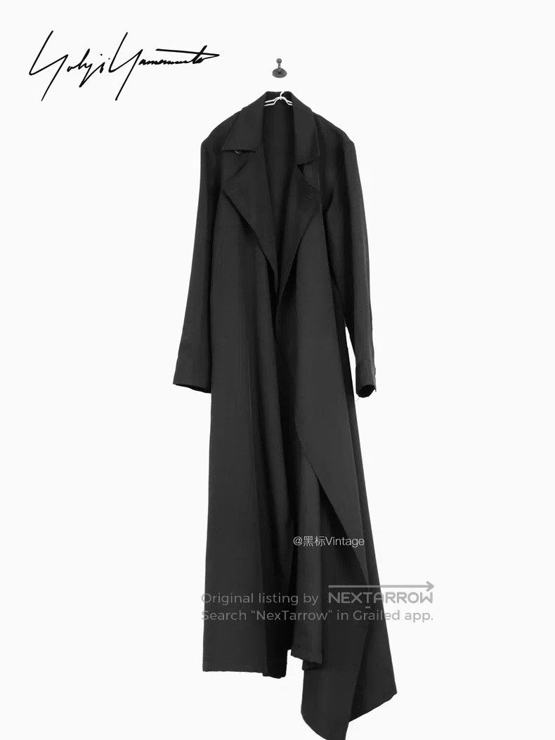 Y's Y's 96aw archive extra long asymmetric lapel robe Size ONE SIZE - 1 Thumbnail