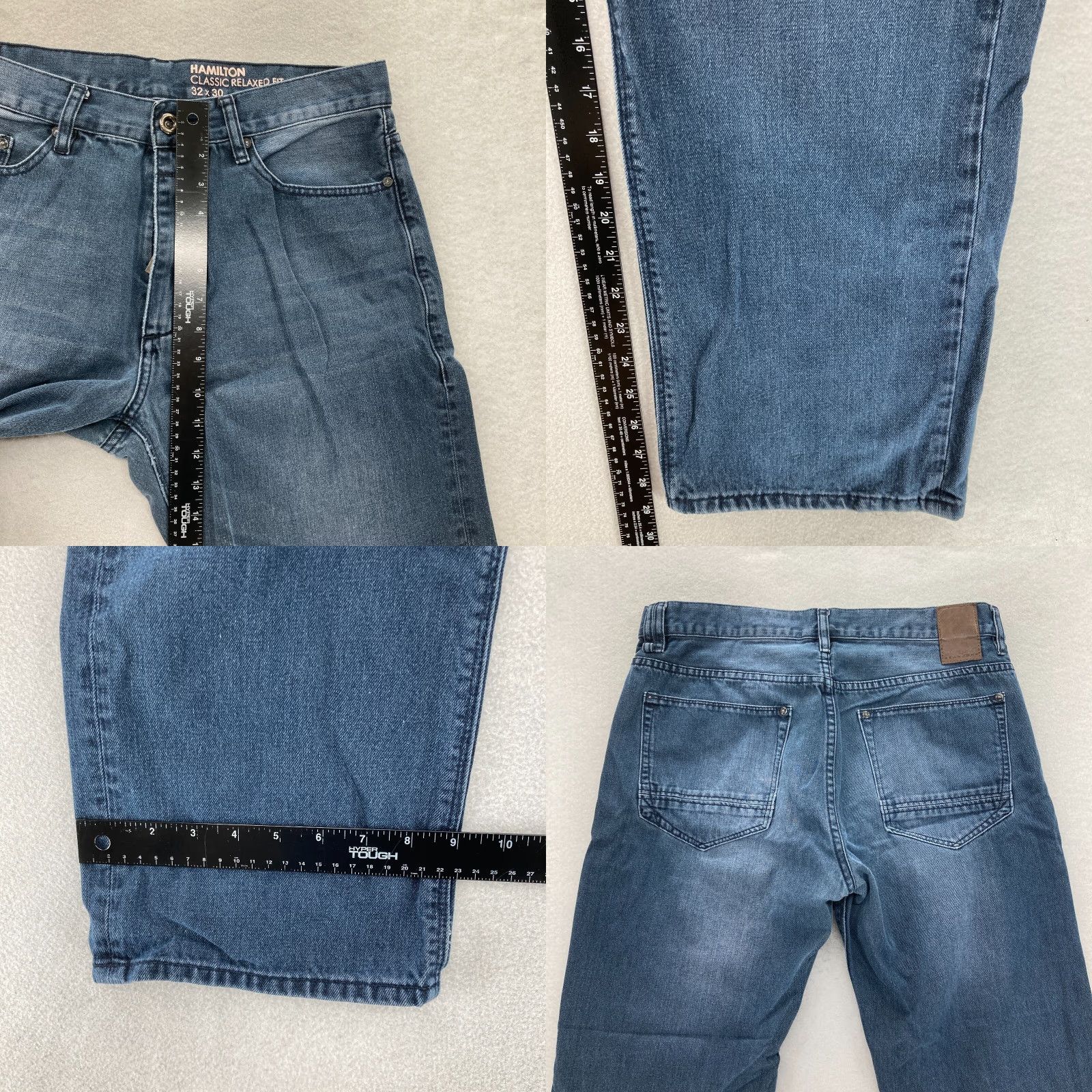 Sean John Sean John Hamilton Classic Relaxed Fit Jeans Mens 32x30 Dark Blue Denim Hip Hop Vintage Size US 32 / EU 48 - 8 Thumbnail