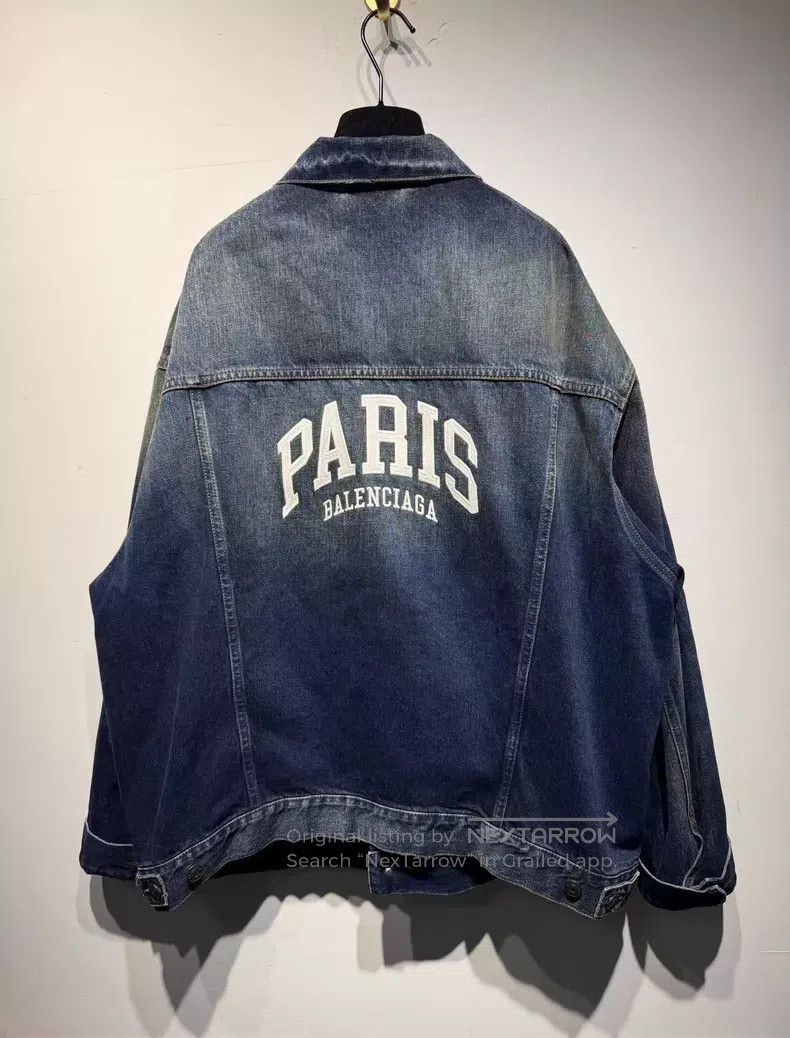 Balenciaga Balenciaga Paris Limited Edition Denim Jacket Size US XS / EU 42 / 0 - 2 Thumbnail