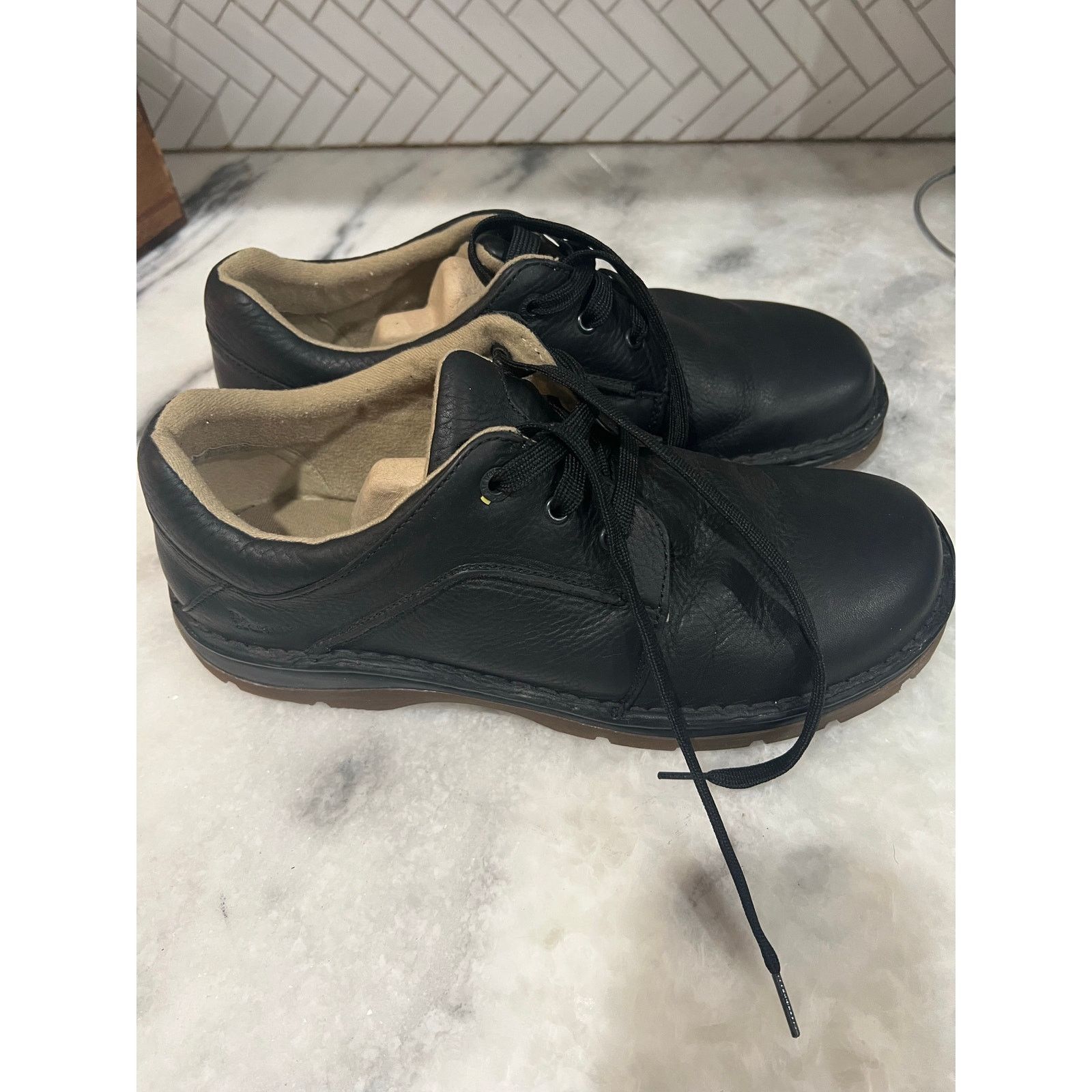 Dr. Martens Dr. Martens Industrial 11194 Black Leather Shoes Men’s 14 Size US 14 / EU 47 - 2 Thumbnail