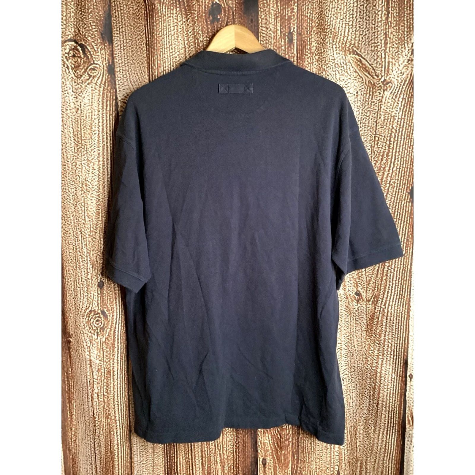 Duluth Trading Company Duluth Trading Co Polo Shirt Men L Navy Blue Collared Short Sleeve Cotton Button Size US L / EU 52-54 / 3 - 3 Thumbnail