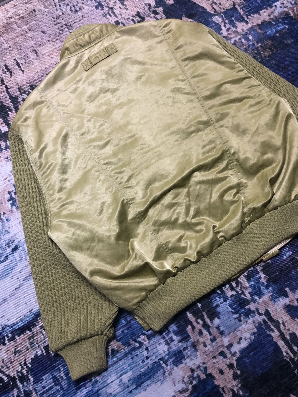 Japanese Brand Vintage Pia Sports Knited Nylon Bomber Jacket Nice Design Size US L / EU 52-54 / 3 - 10 Thumbnail