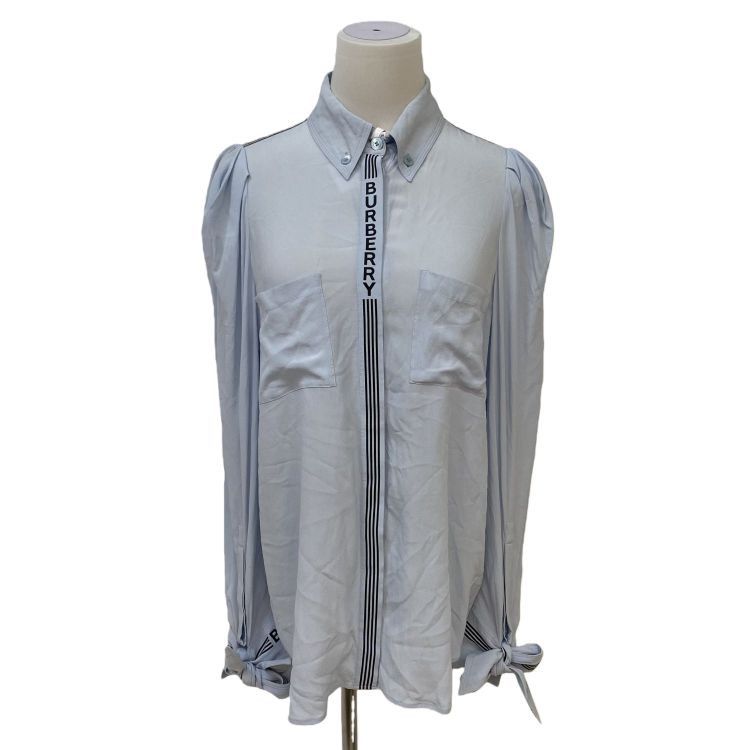 Burberry Burberry Logo Stripe Button Up Shirt Size IT 40 Size S / US 4 / IT 40 - 1 Thumbnail