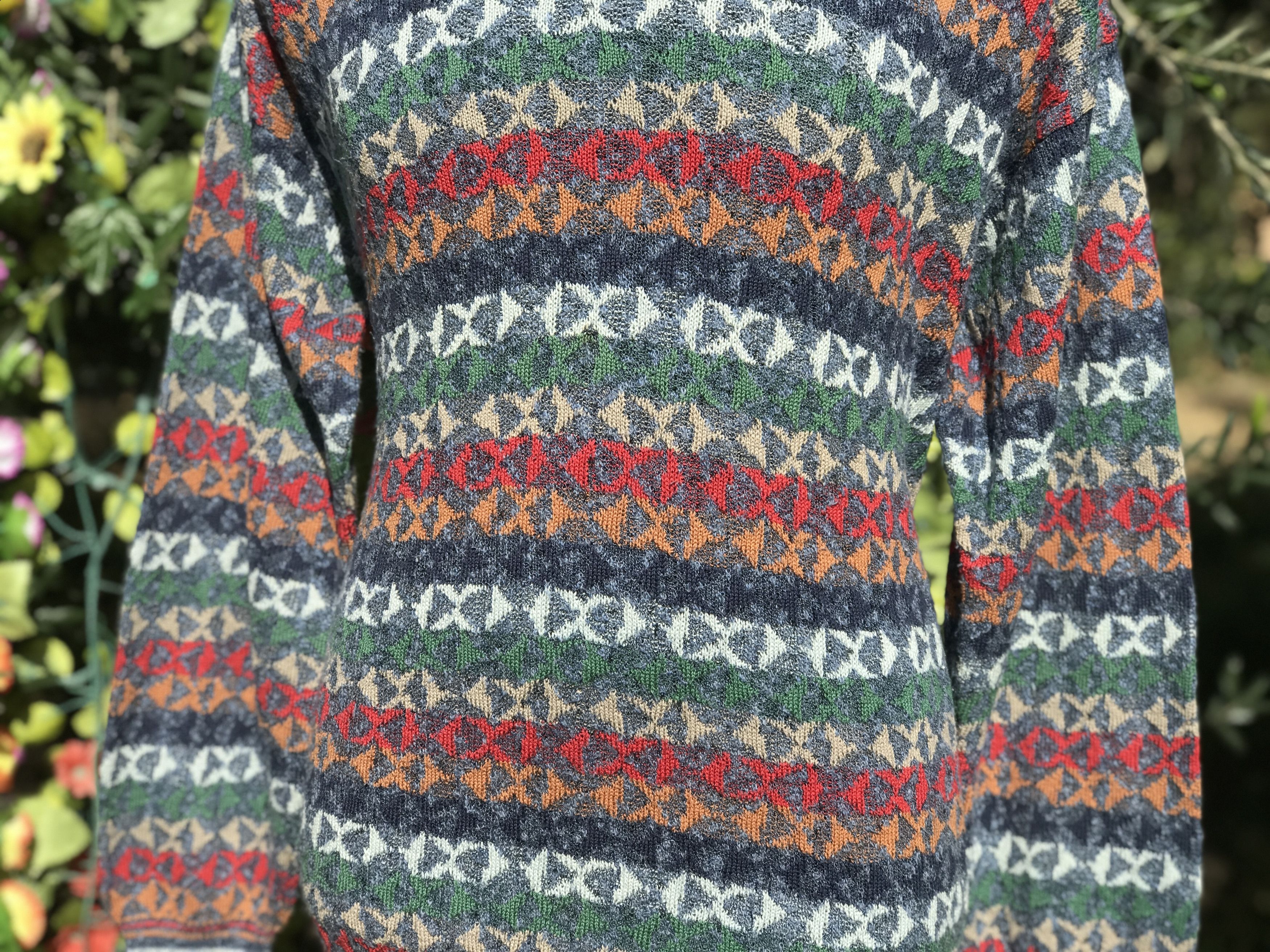 Missoni EXAMPLE By MISSONI Knit Pullover Retro Sweater Size L 52 54 Size US L / EU 52-54 / 3 - 5 Thumbnail