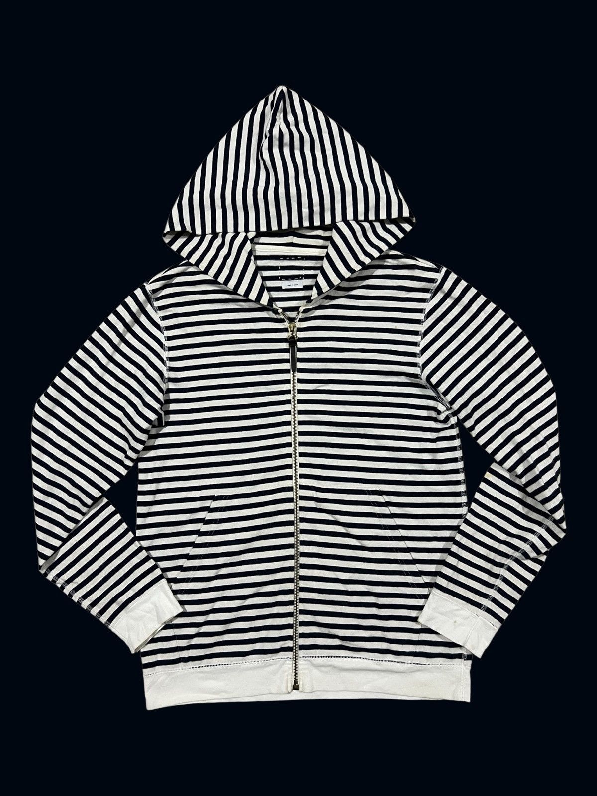 Visvim AW08 Visvim Cubism Rockabilly Stripe Western Full Zip Hoodie Size US L / EU 52-54 / 3 - 1 Thumbnail