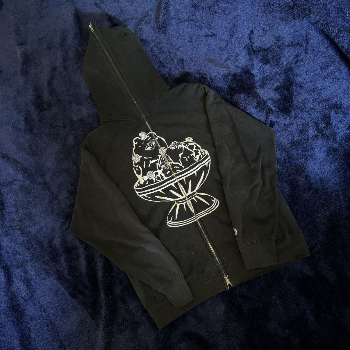 OG Billionaire boys club x Icecream Black Full Zip Hoodie