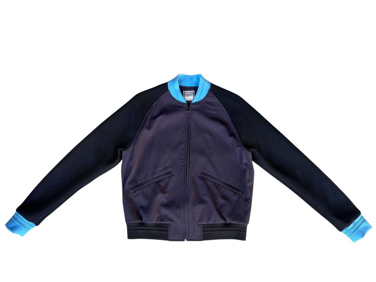 Wooyoungmi Wooyoungmi Paris Mesh Sleeve Wool Bomber Jacket Size US M / EU 48-50 / 2 - 3 Thumbnail