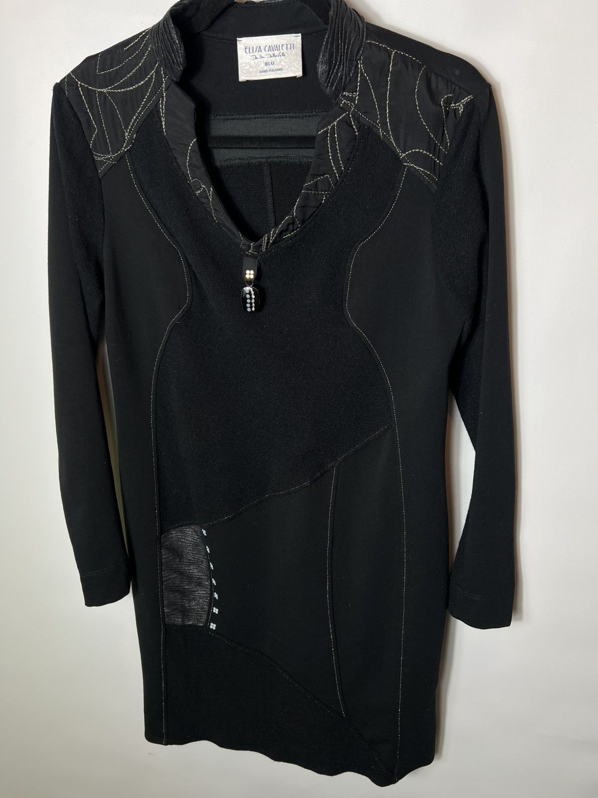 Elisa Cavaletti Vintage streetwear Elisa Cavaletti Long Sleeve Dress Size L Size L / US 10 / IT 46 - 3 Thumbnail